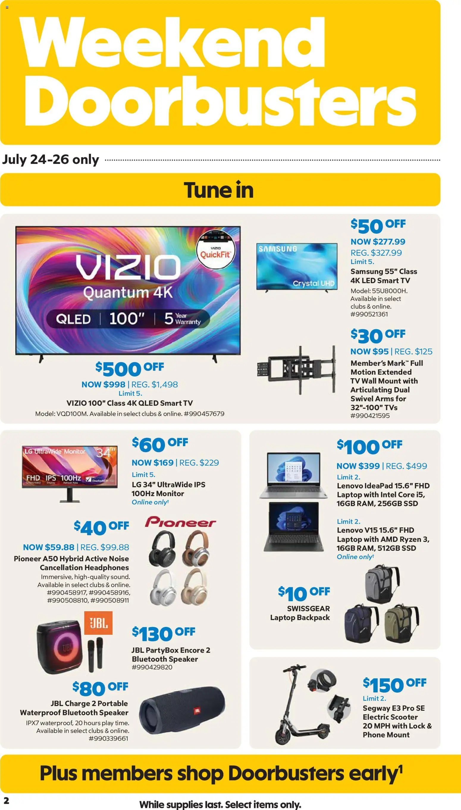 Sam's Club Instant Savings Book July 2026