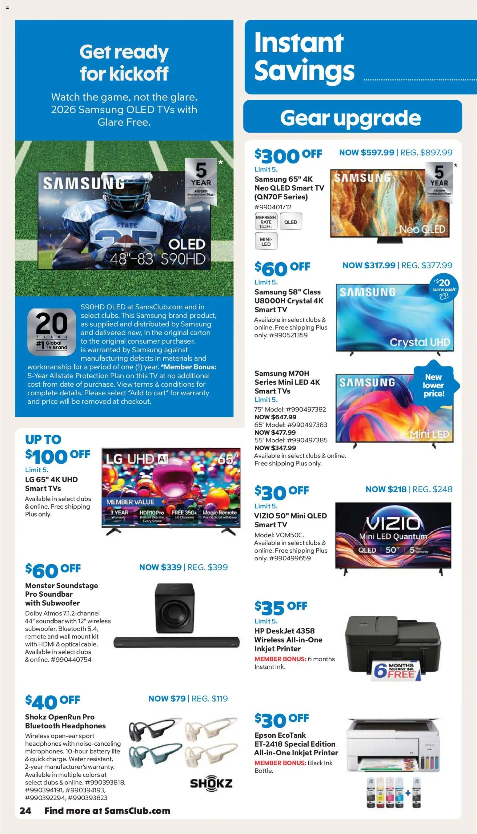 Sam's Club Instant Savings Book July 2026