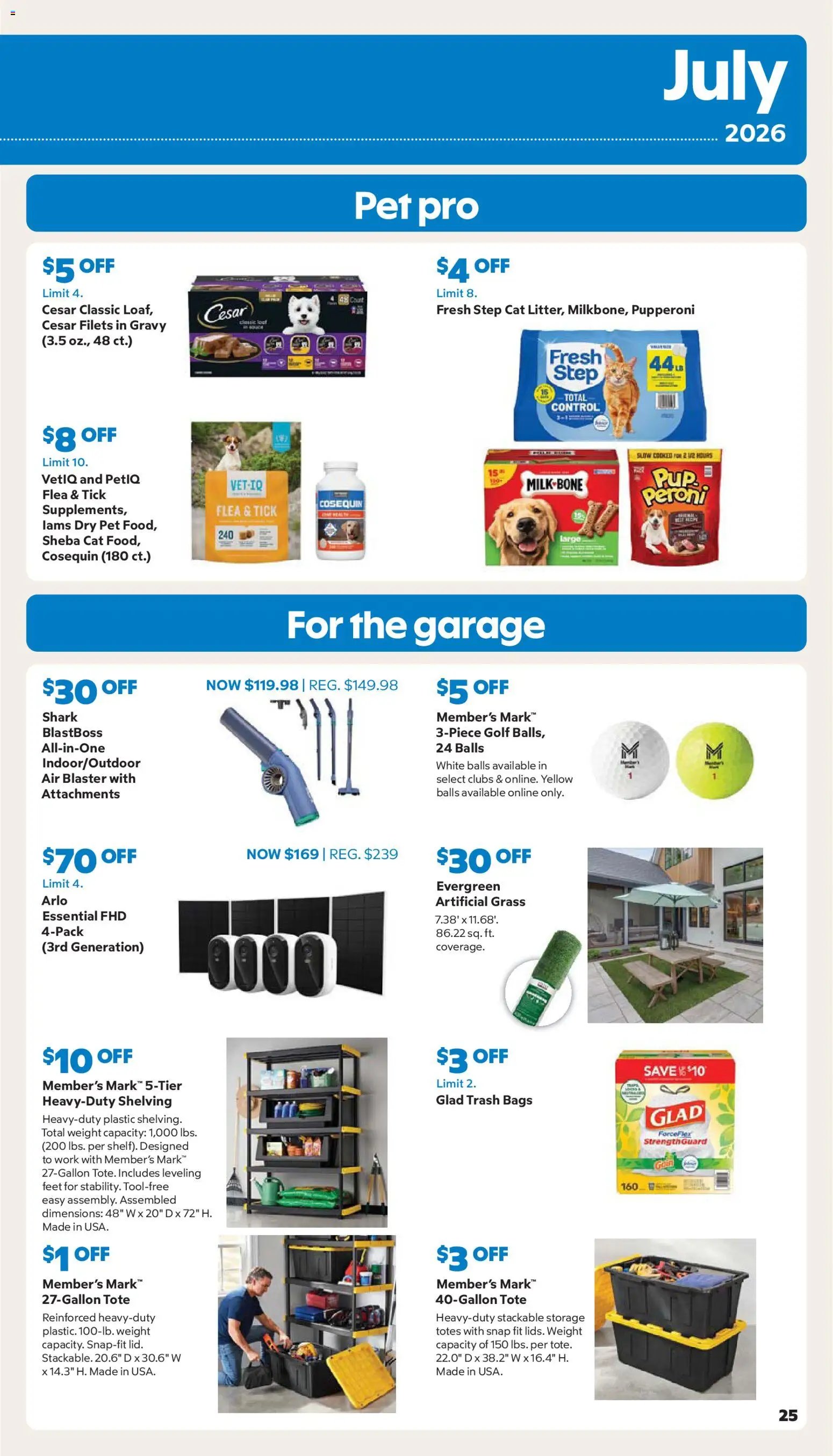 Sam's Club Instant Savings Book July 2026