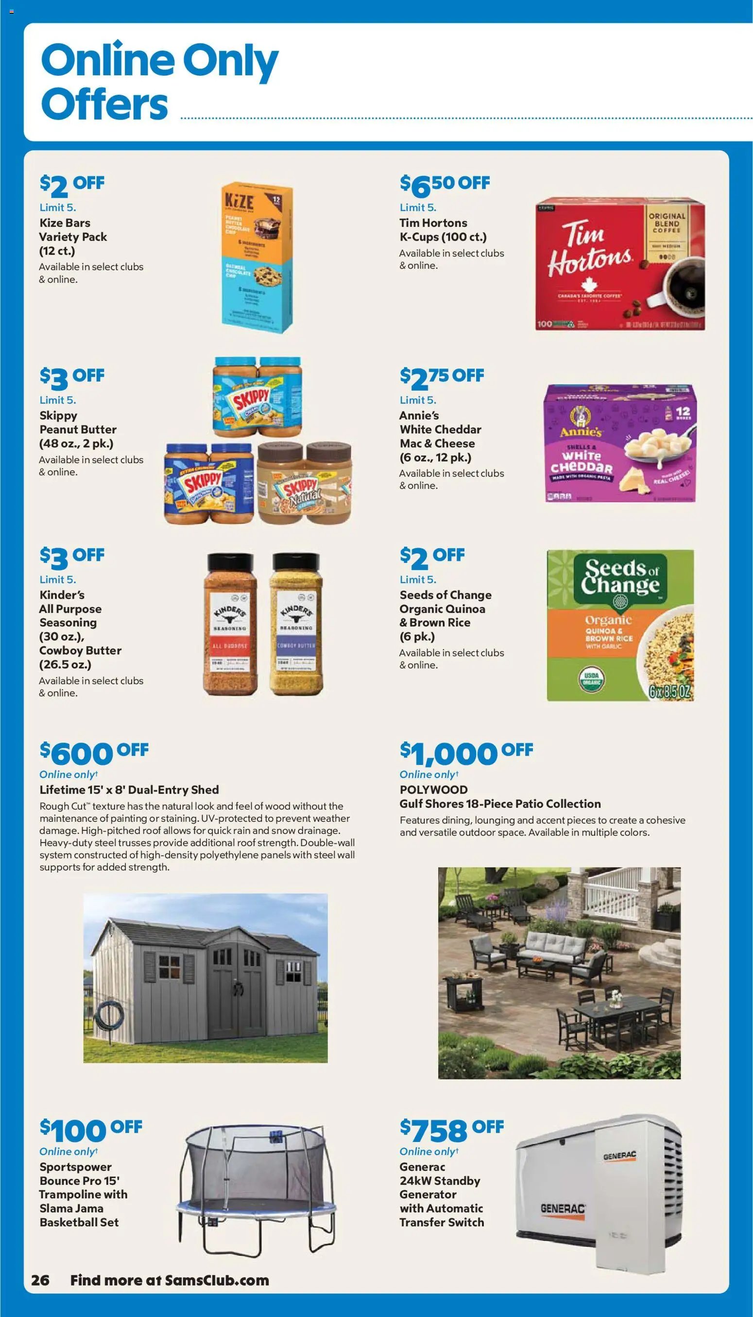 Sam's Club Instant Savings Book July 2026