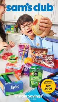 Sam's Club Instant Savings Book July 2026