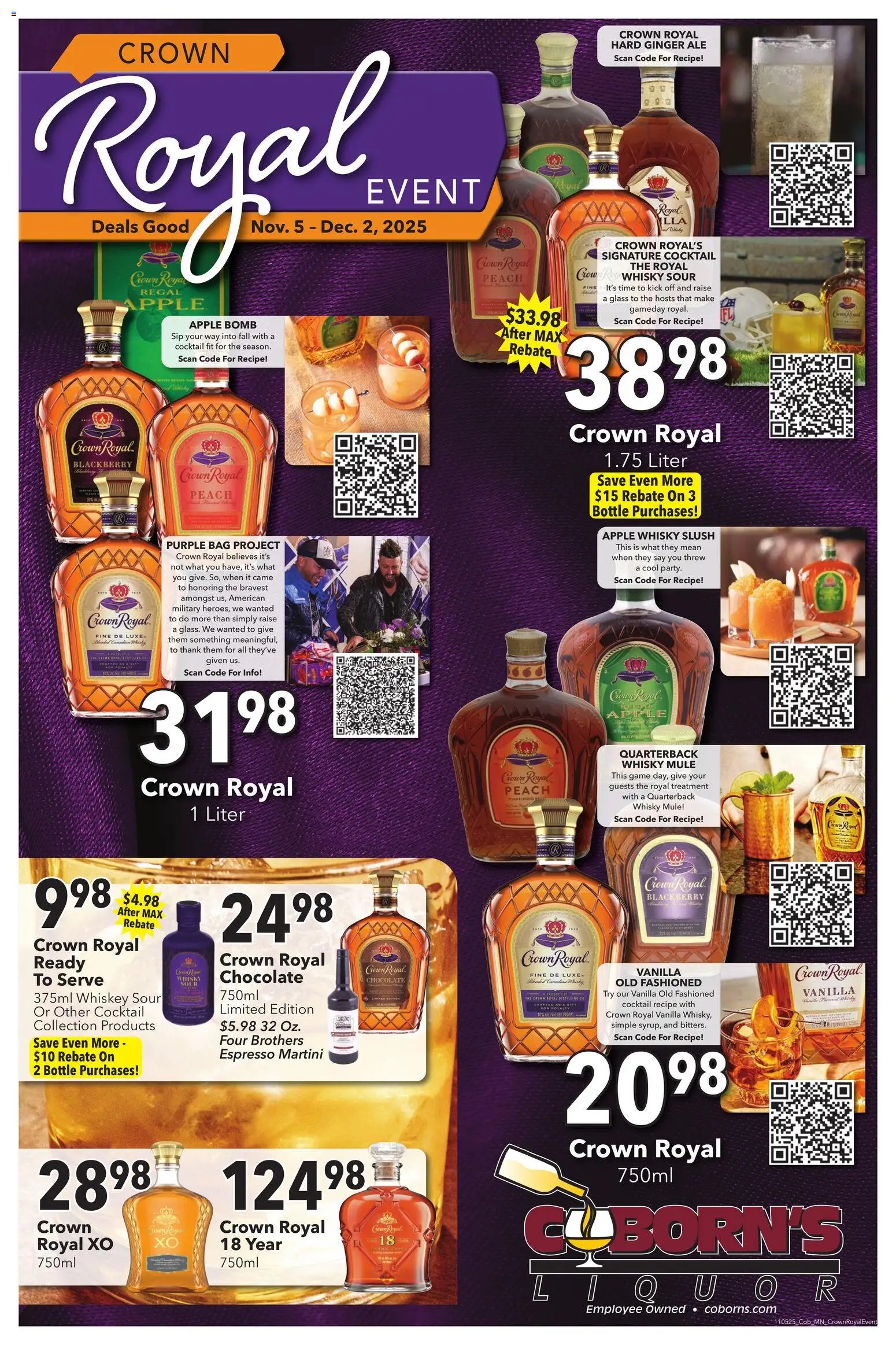 Coborn's Crown Royal Month (2025-11-05 - 2025-12-02) | 1