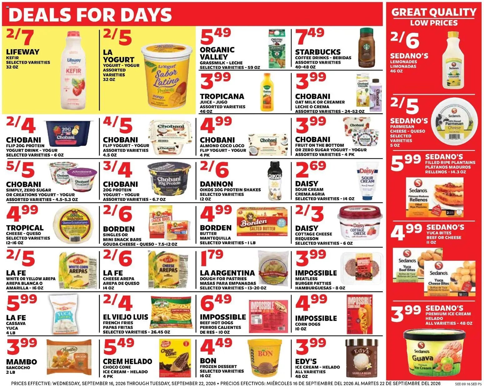 Sedano's Weekly Ad