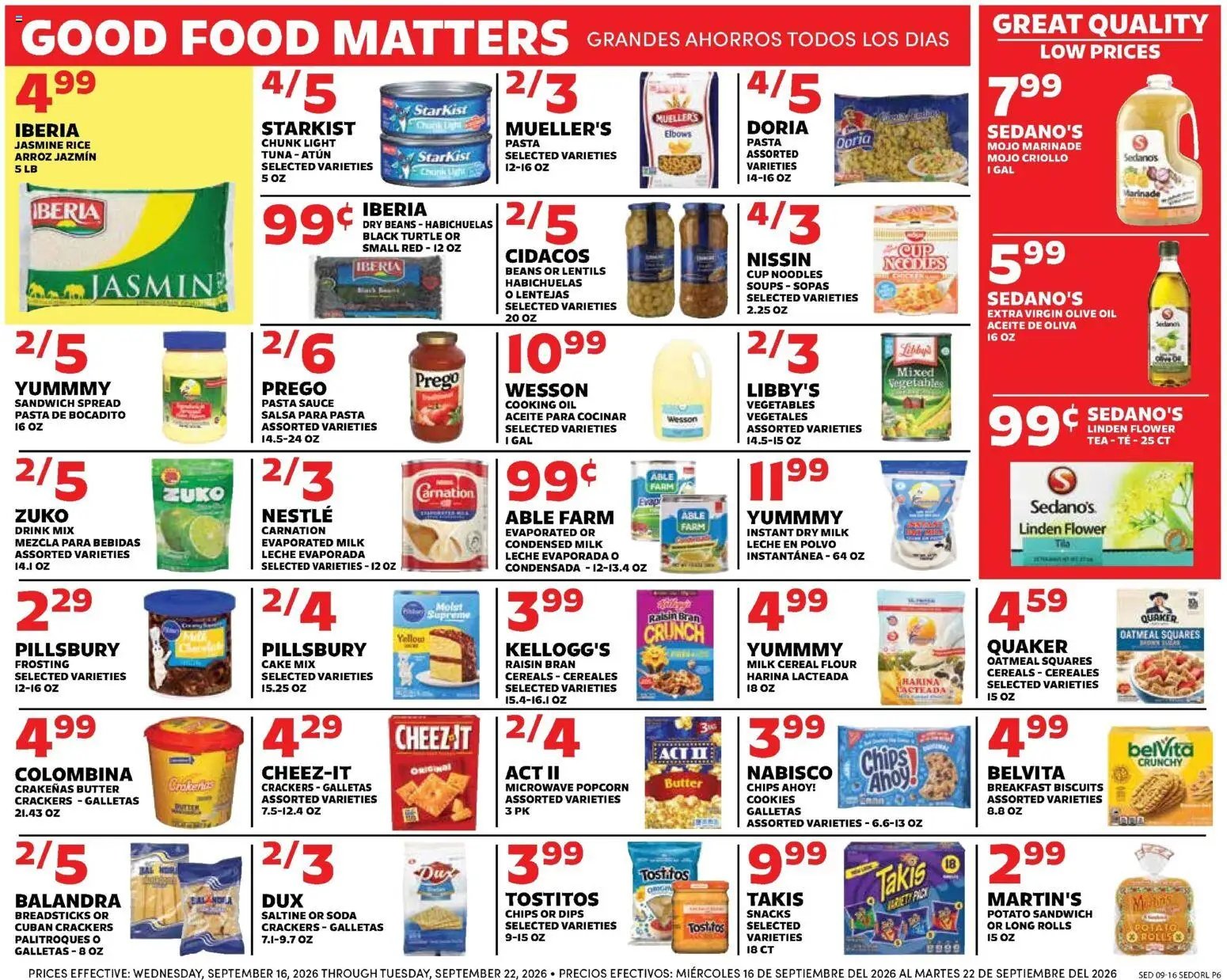 Sedano's Weekly Ad