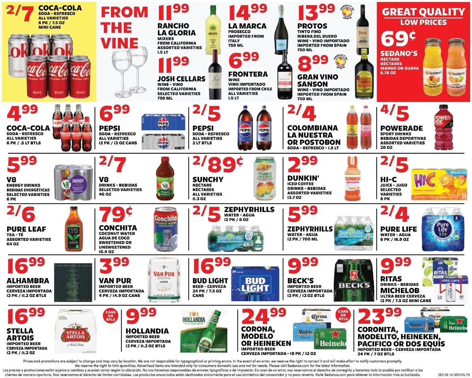 Sedano's Weekly Ad