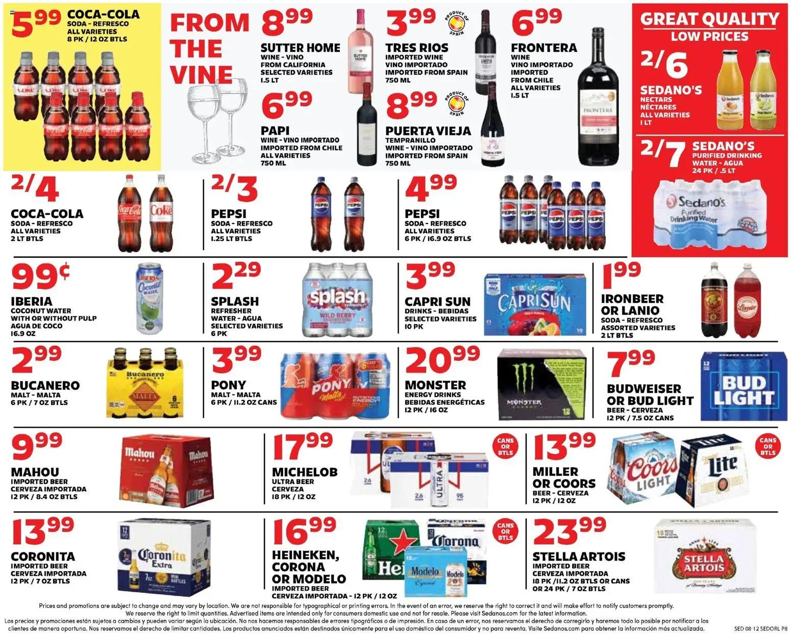Sedano's Weekly Ad