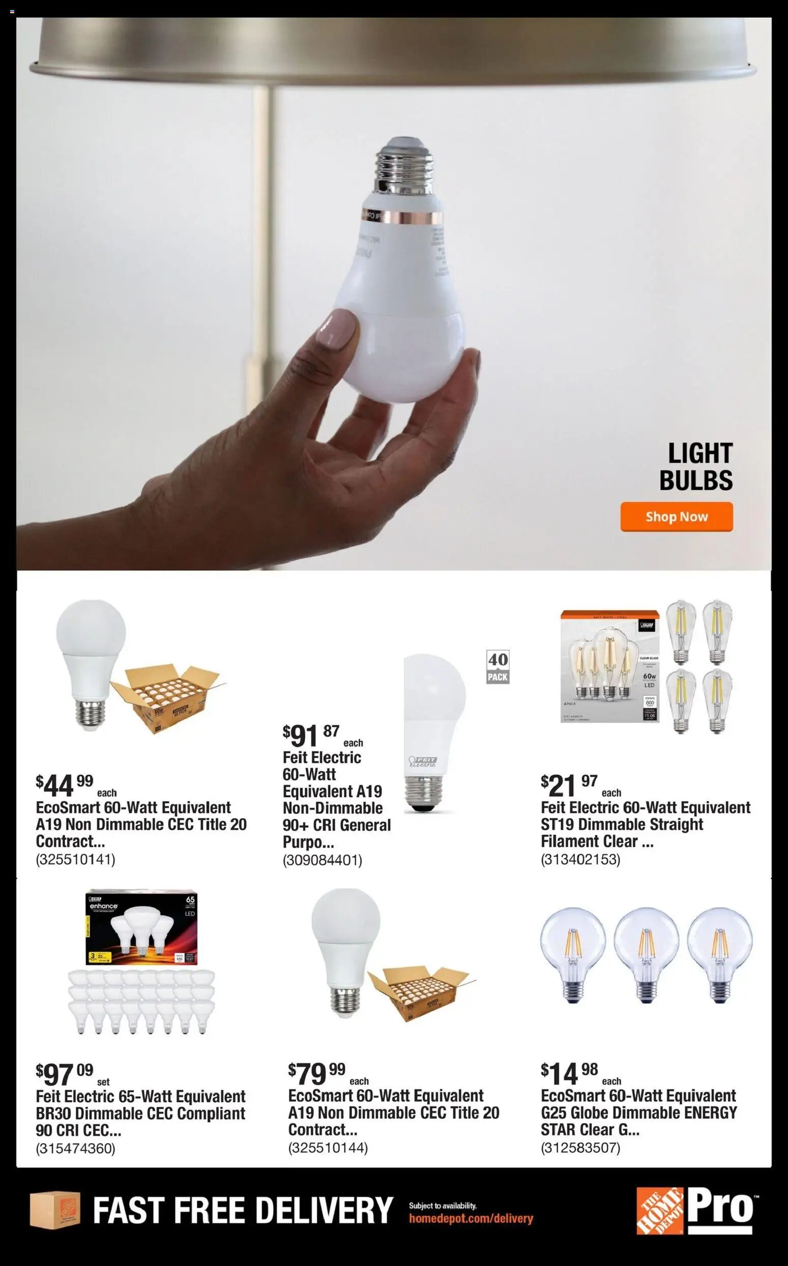 Home Depot Shop Pro Ad