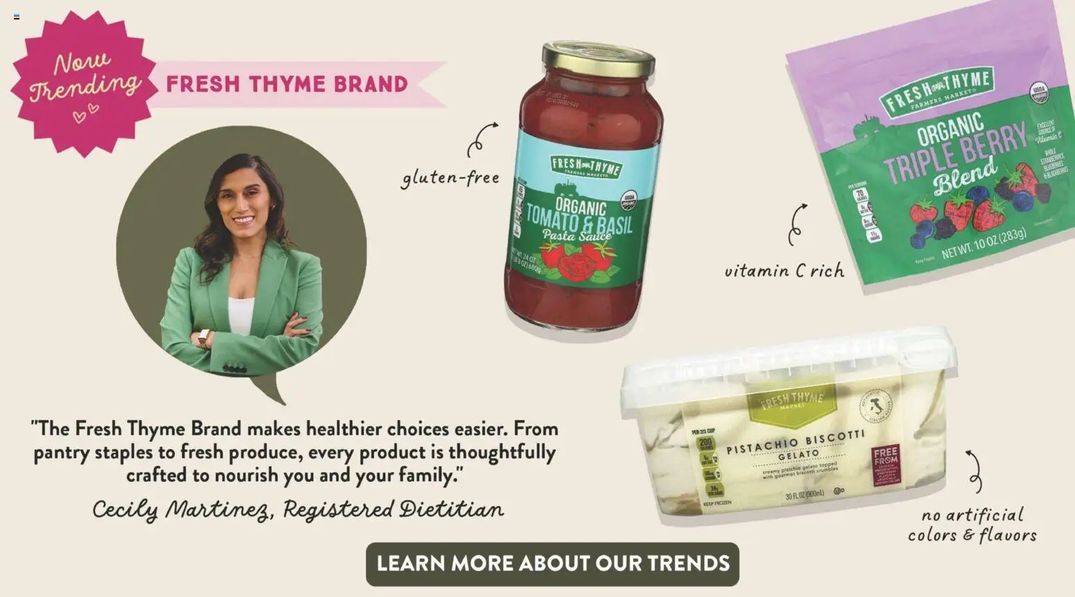 Fresh Thyme Monthly Ad
