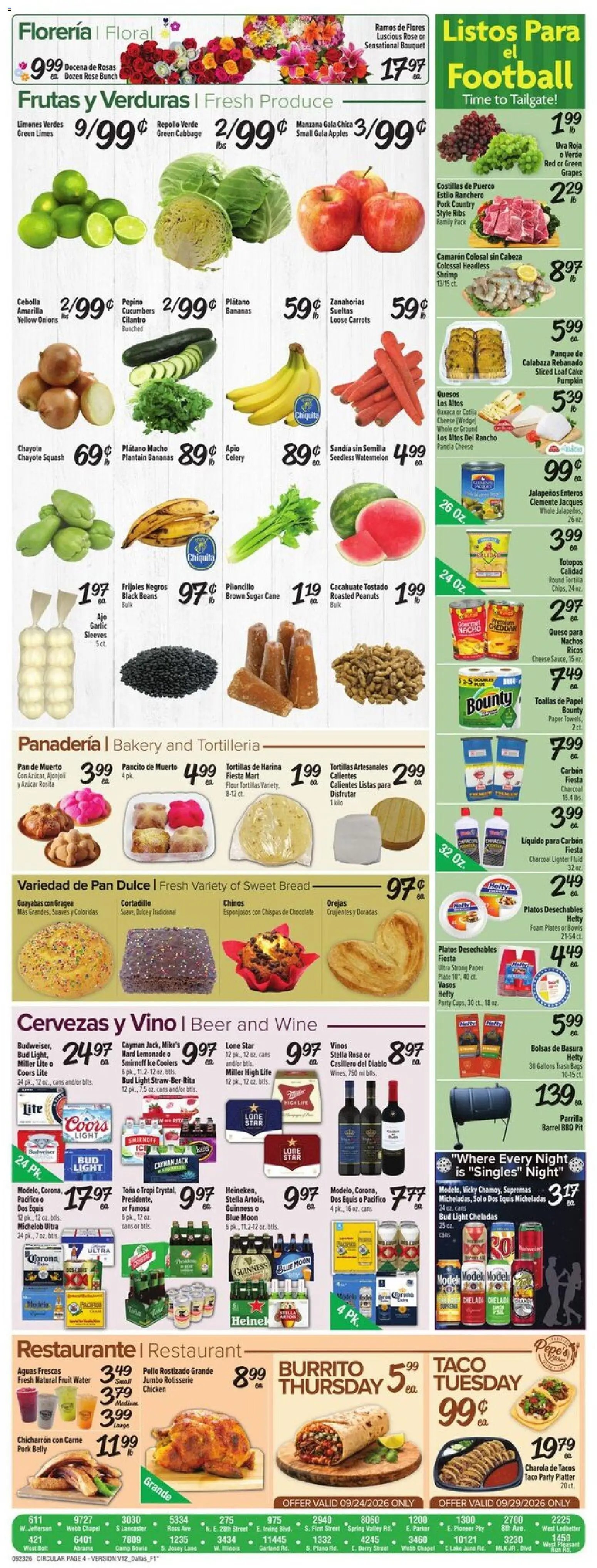 Fiesta Mart Weekly Ad