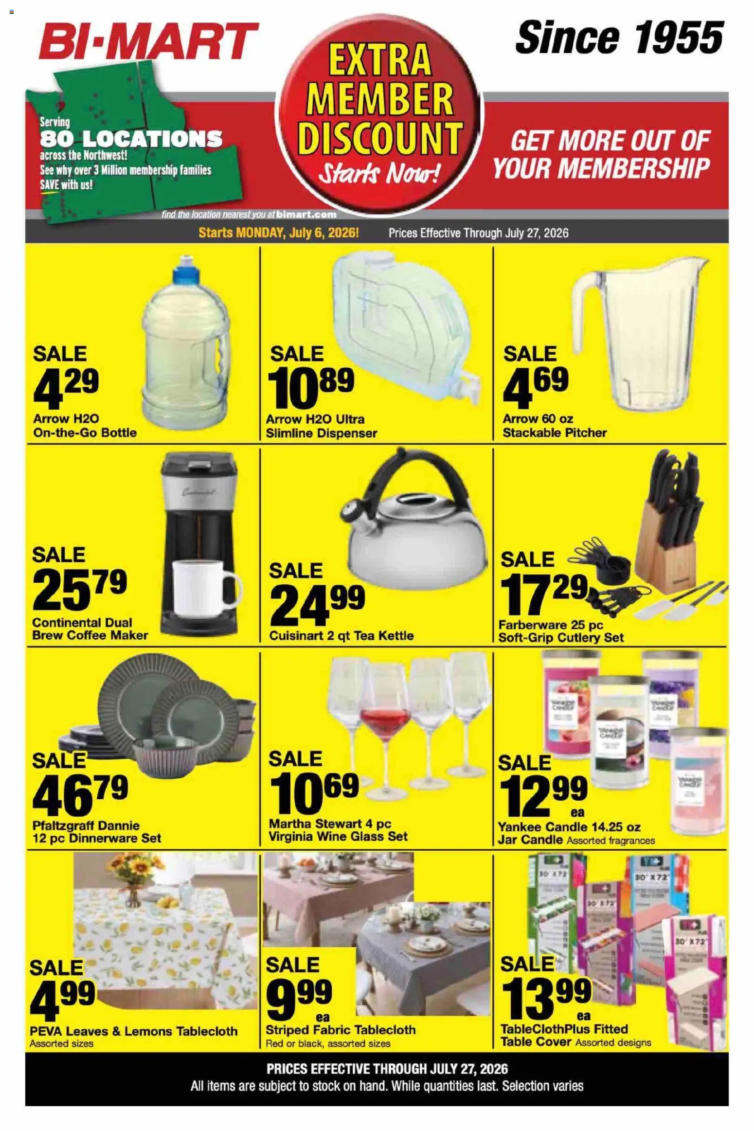 Bi-Mart Extra Member Discount