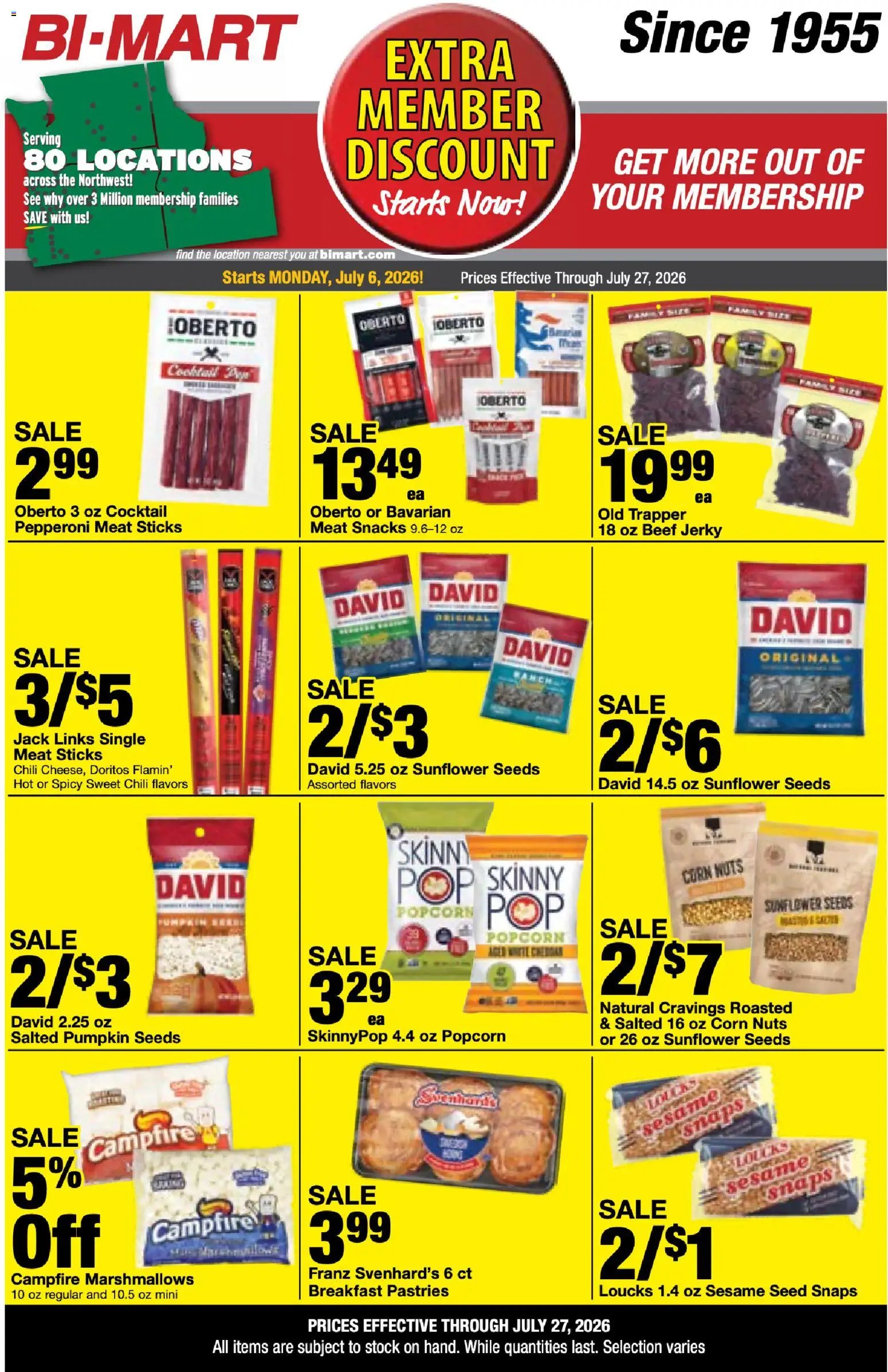 Bi-Mart Extra Member Discount