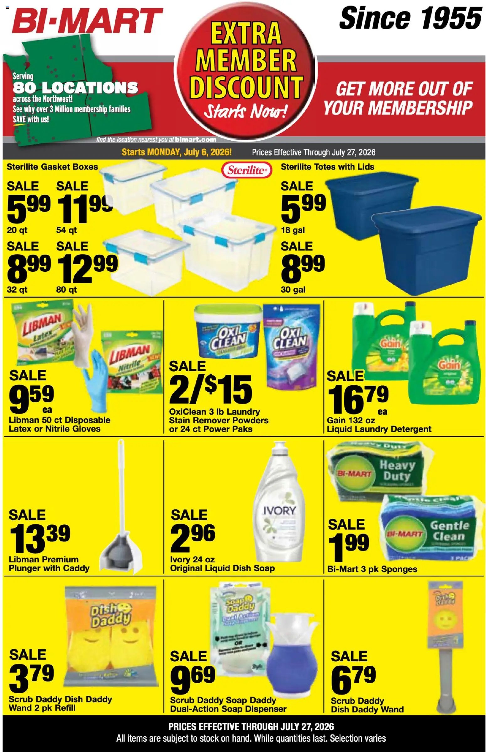 Bi-Mart Extra Member Discount