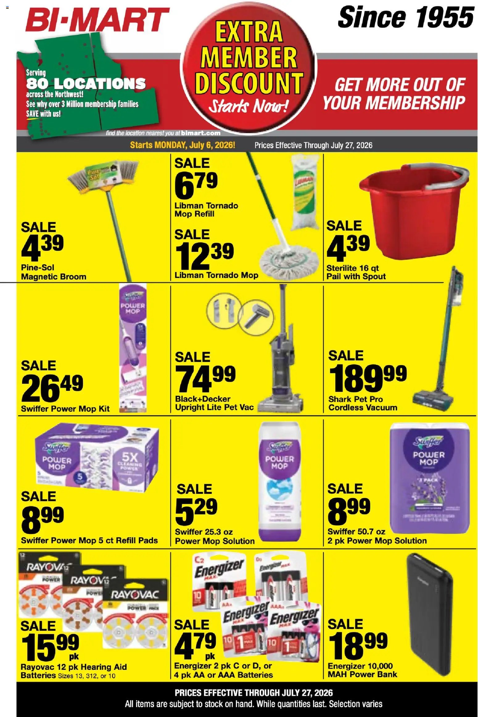 Bi-Mart Extra Member Discount