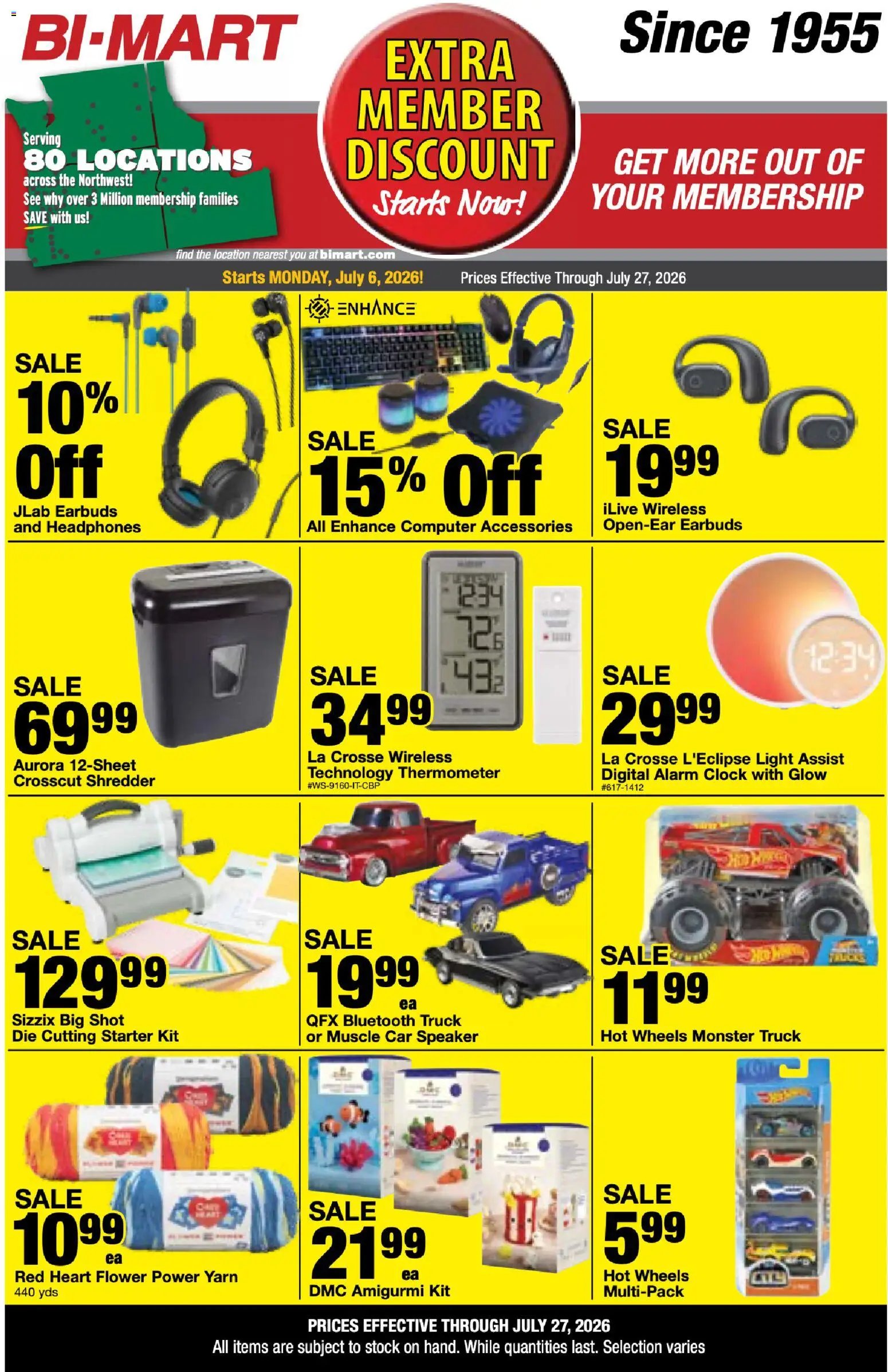 Bi-Mart Extra Member Discount