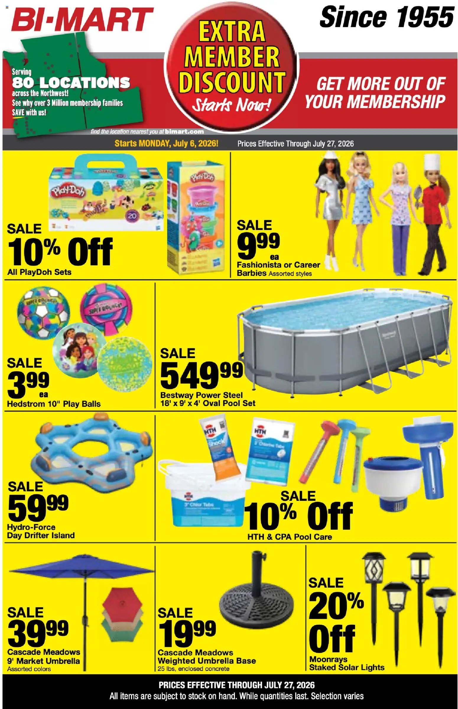 Bi-Mart Extra Member Discount