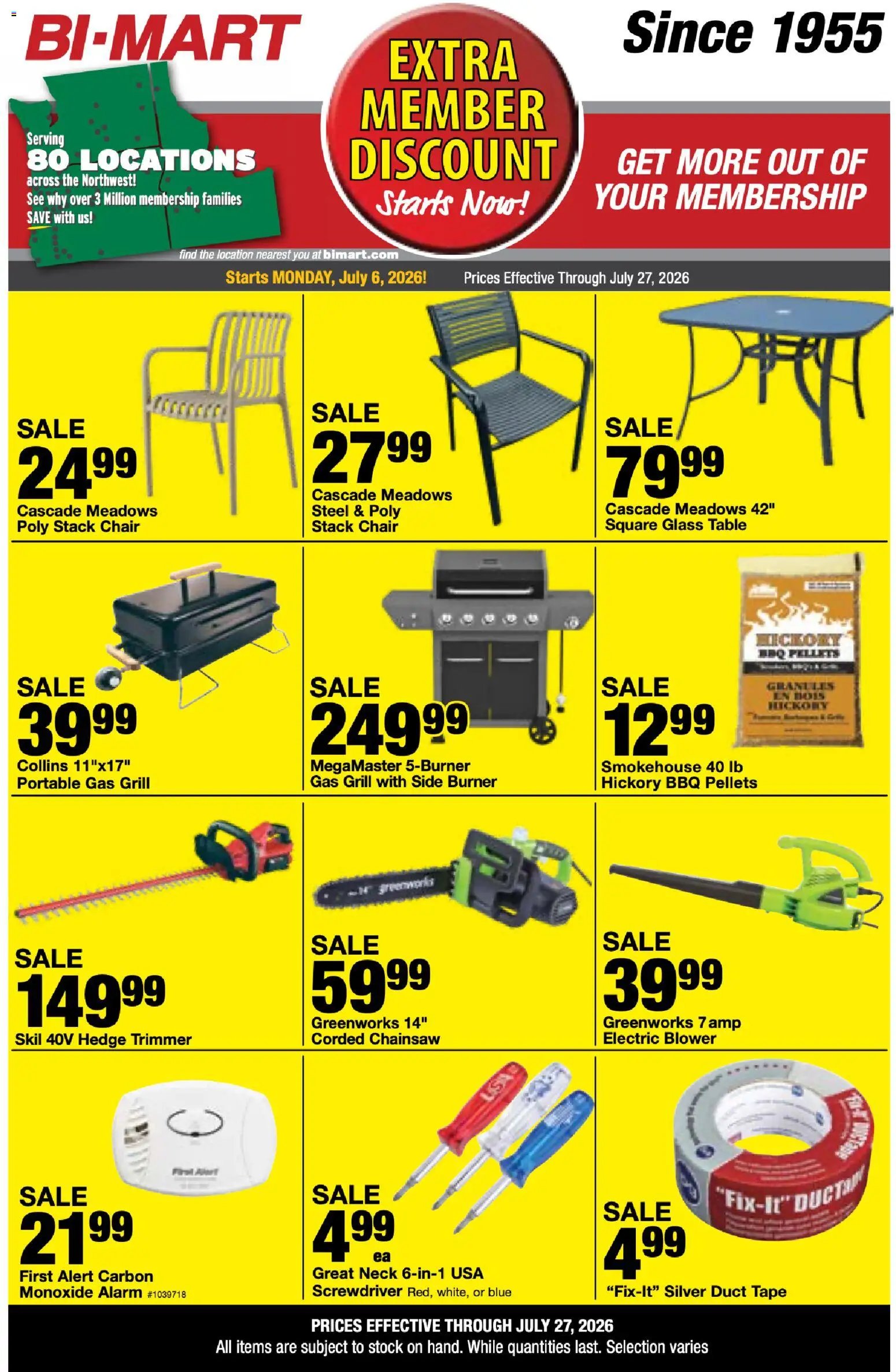 Bi-Mart Extra Member Discount