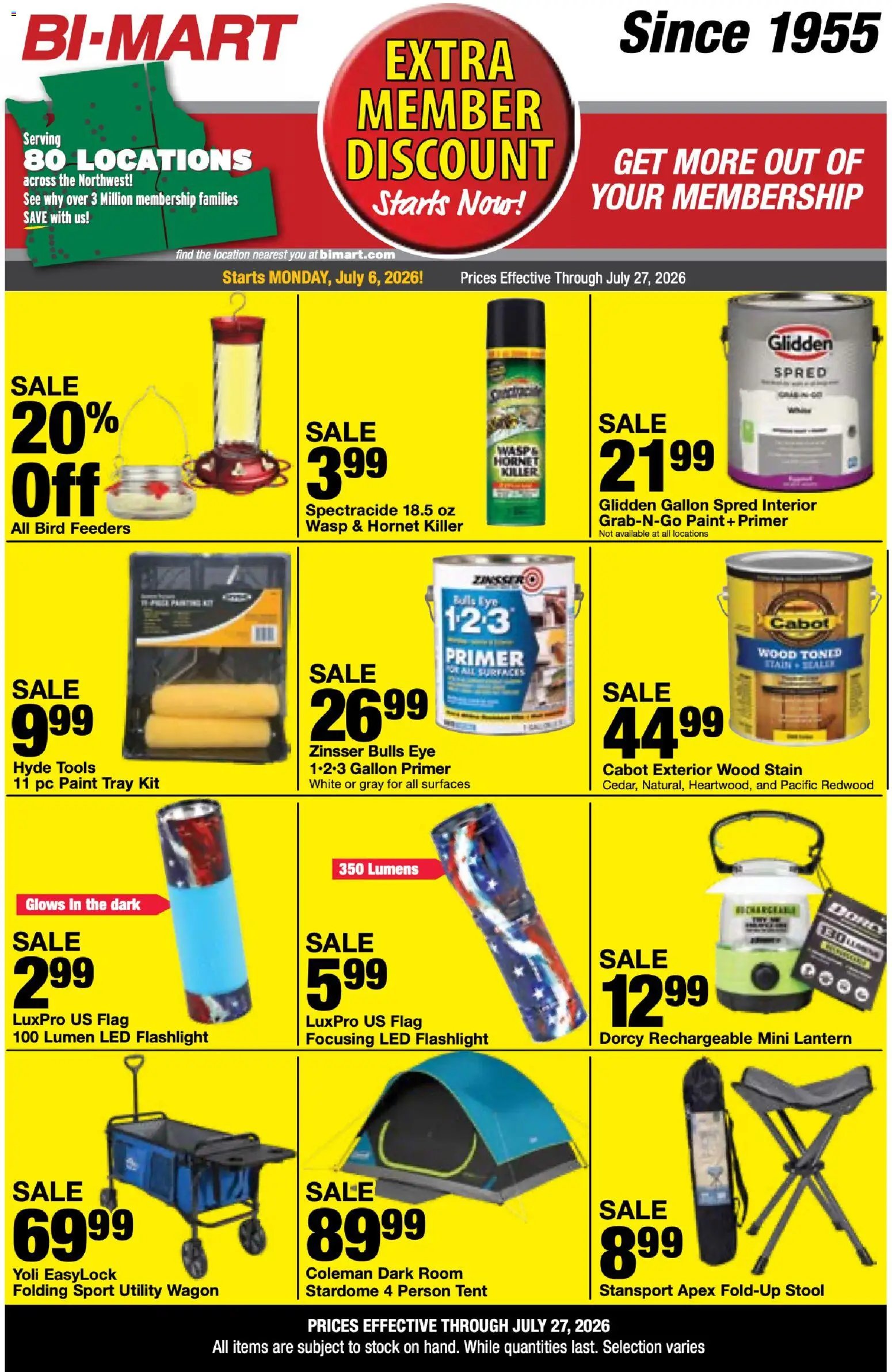 Bi-Mart Extra Member Discount