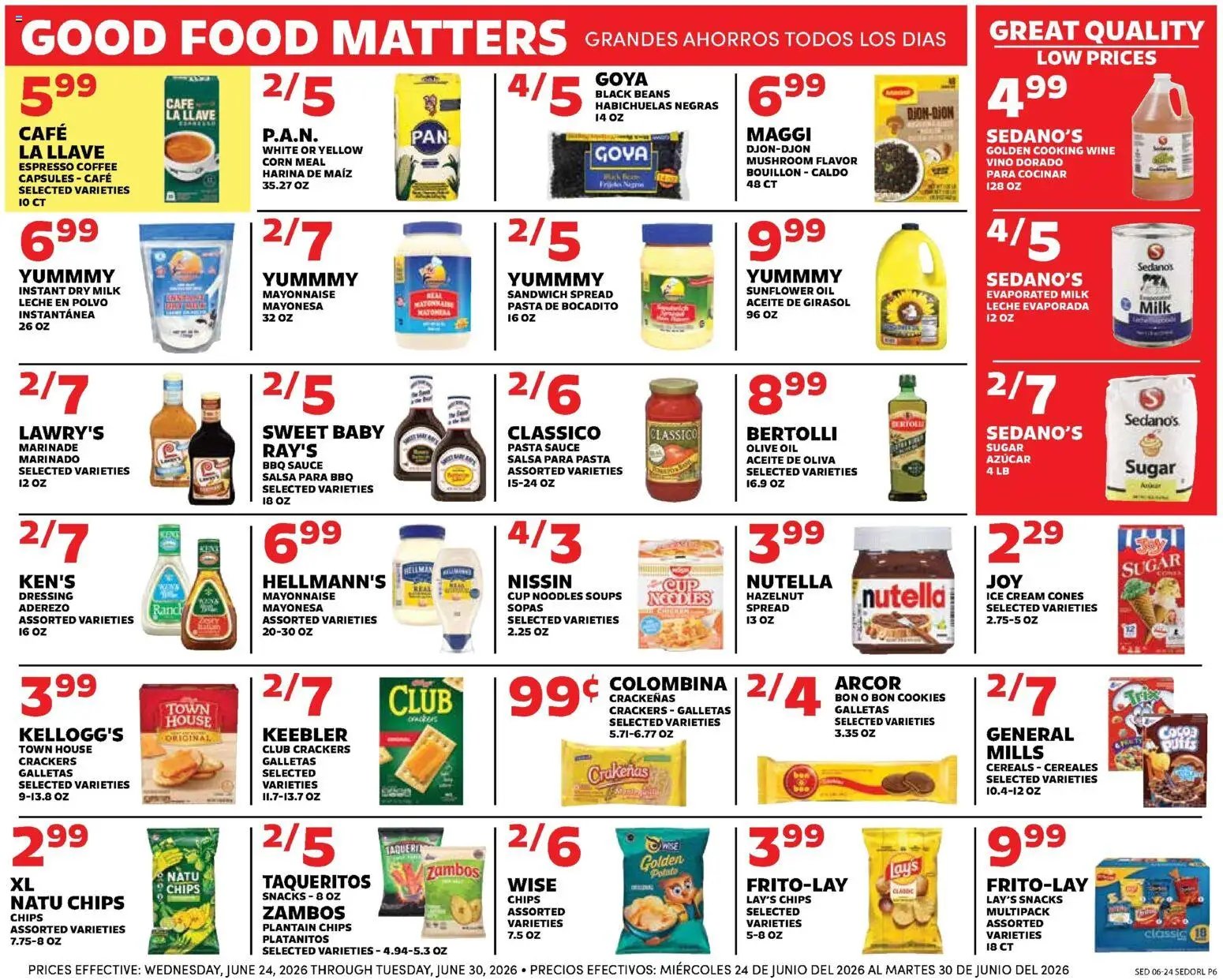 Sedano's Weekly Ad