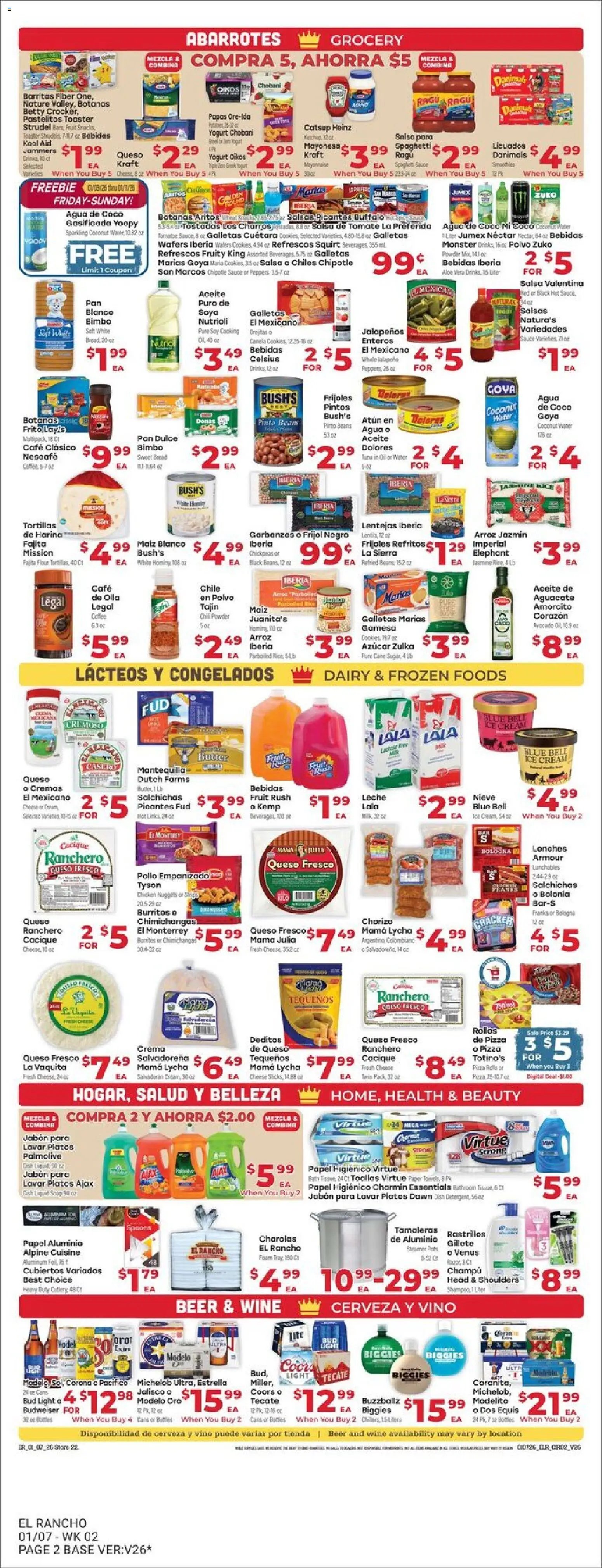 El Rancho Weekly Ad