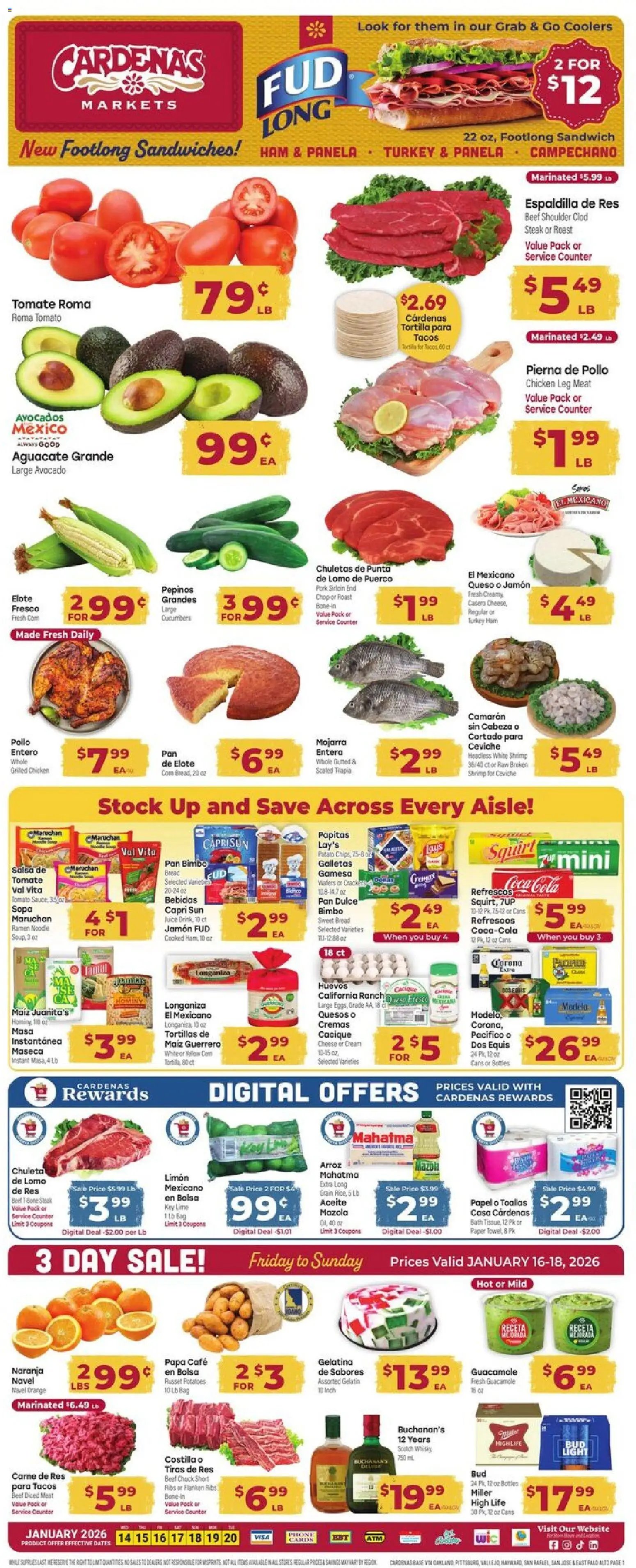 Cardenas Weekly Ad - CA