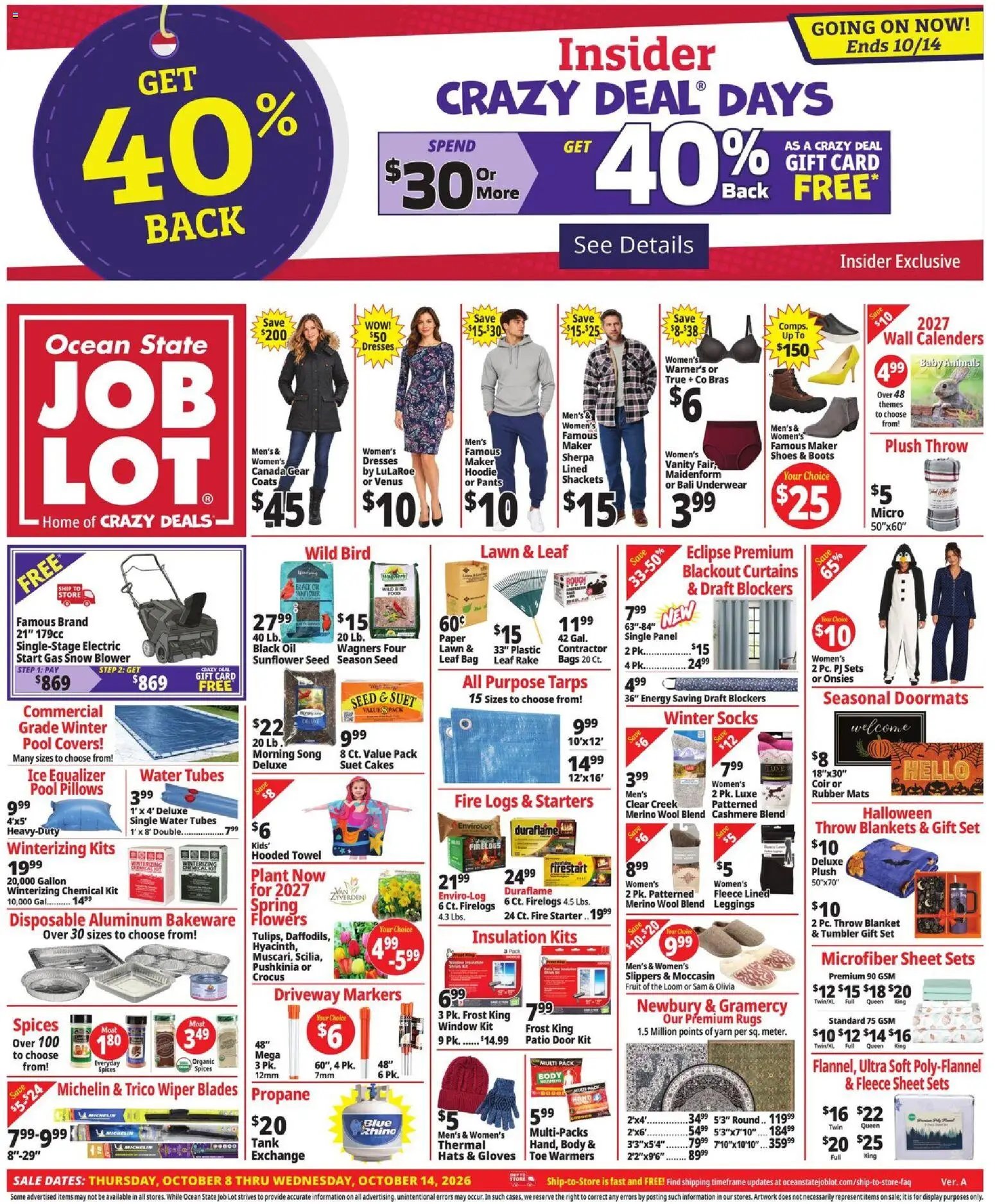 Ocean State Job Lot Weekly Ad - MA