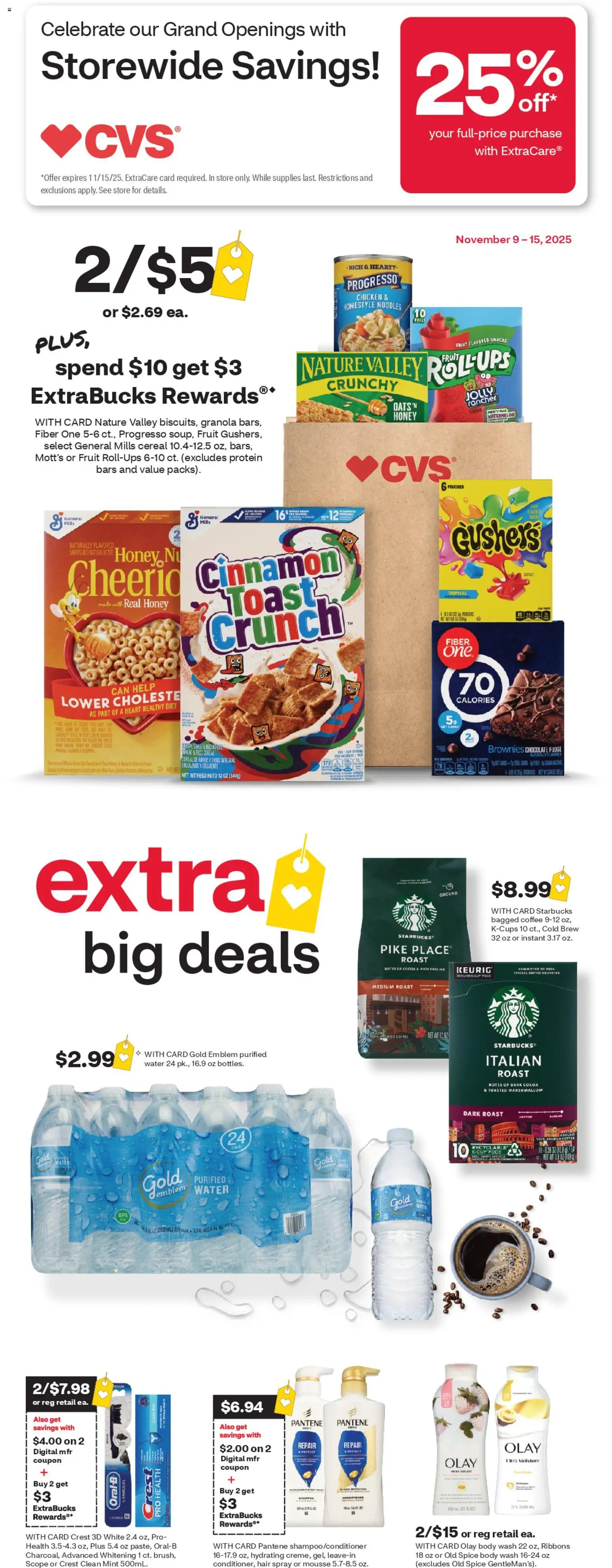CVS Pharmacy Weekly Ad - WA (2025-11-09 - 2025-11-15) | 1
