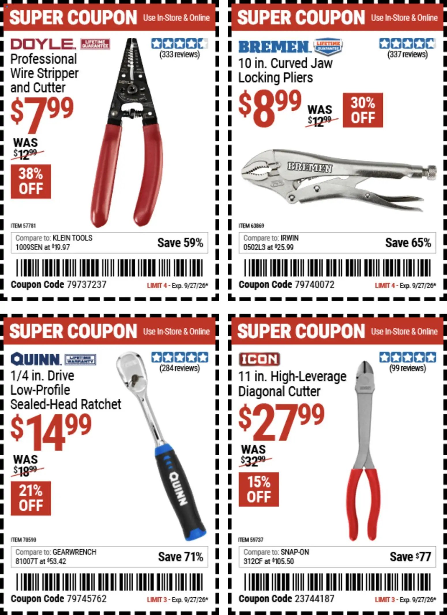 Harbor Freight Weekly Ad