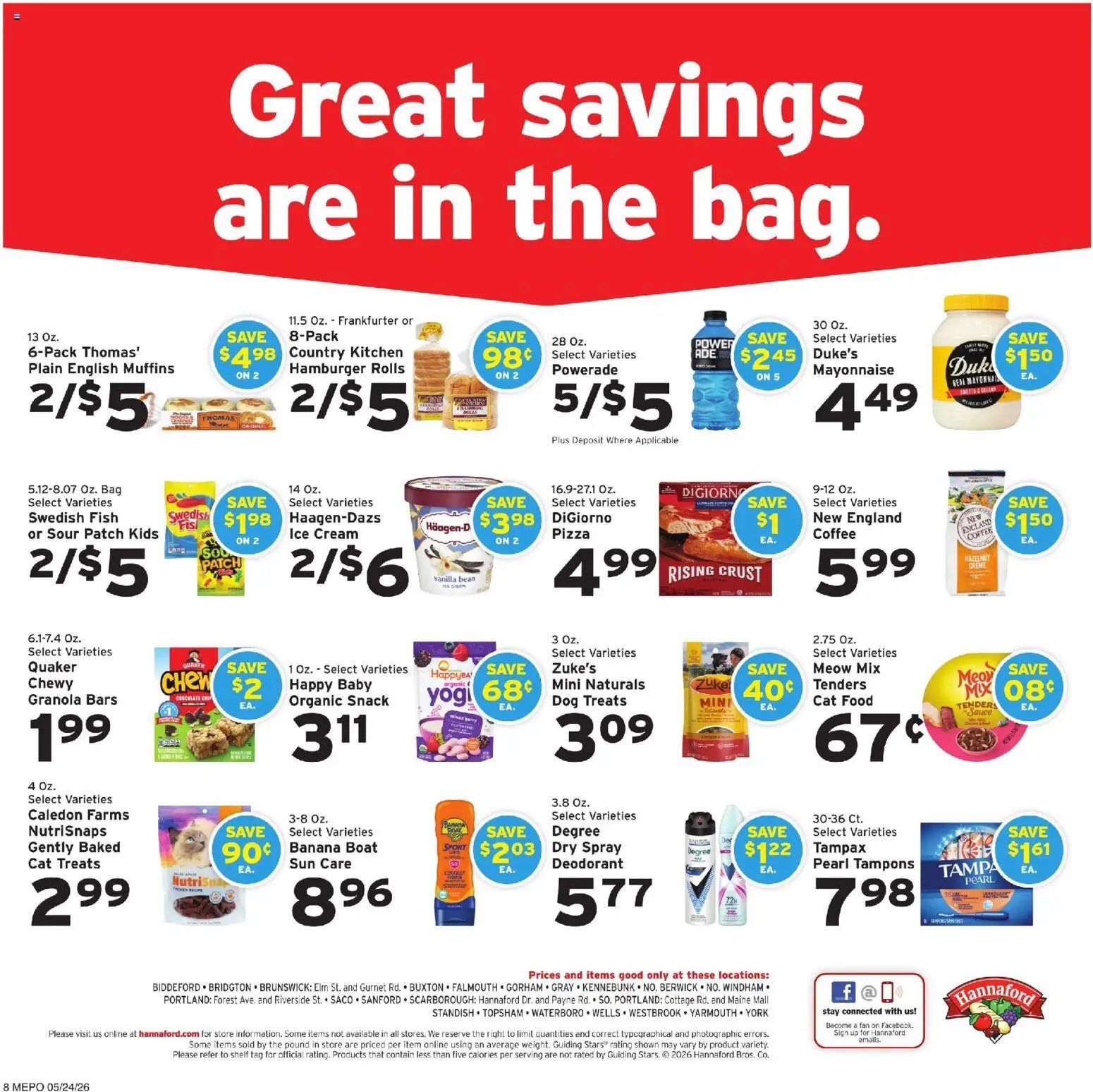 Hannaford Weekly Ad (2026-05-24 - 2026-05-30)