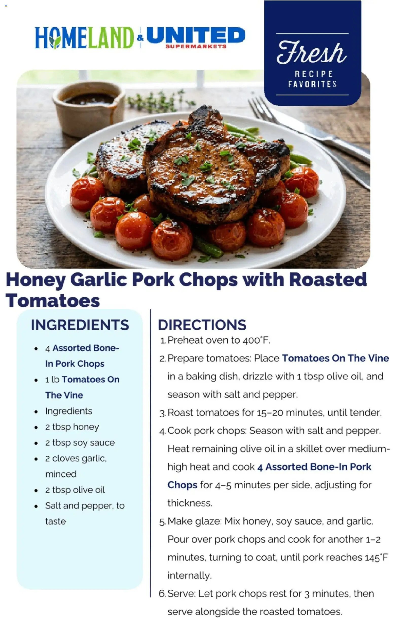 Homeland Weekly Recipe