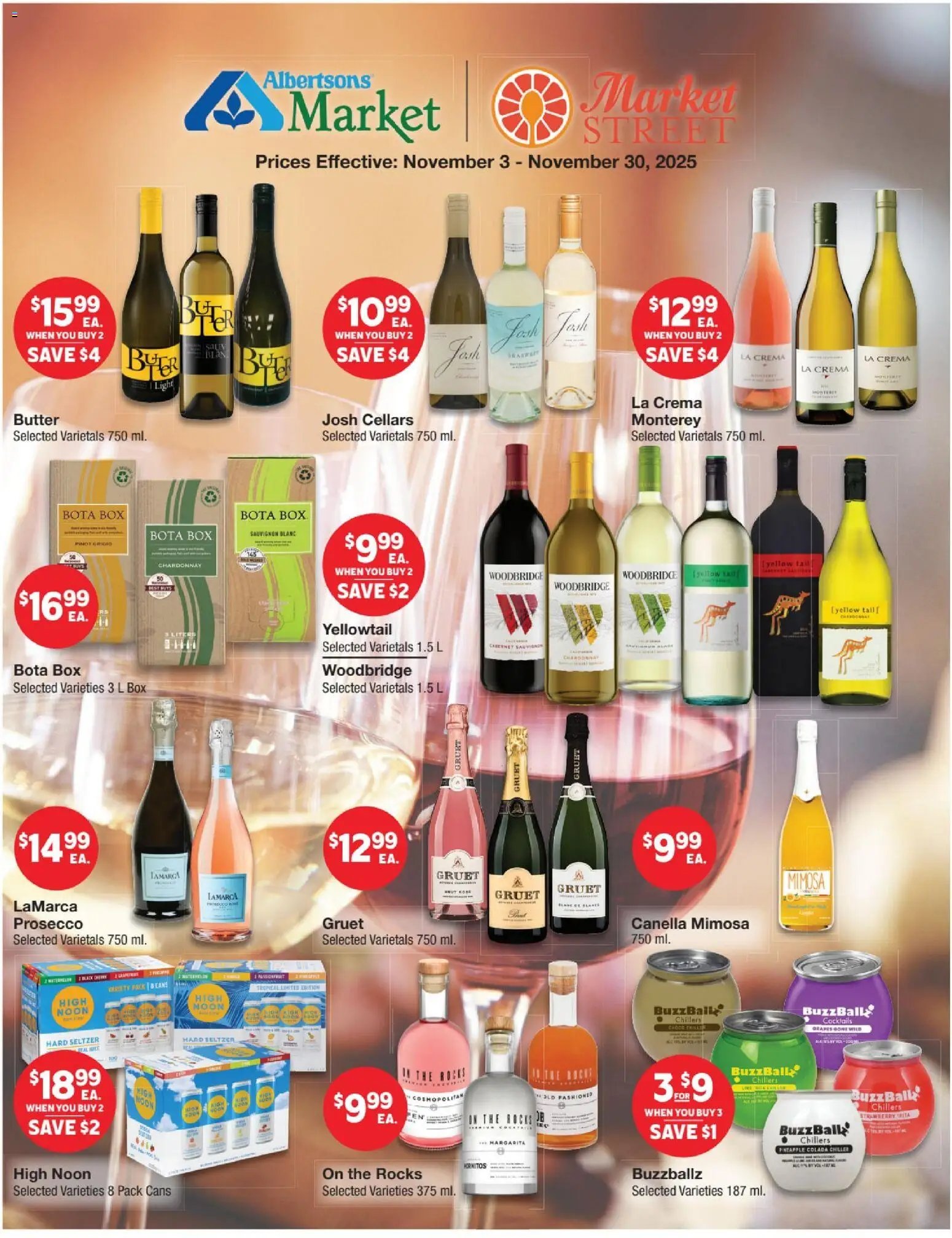 United Supermarkets November Alcohol Flyer