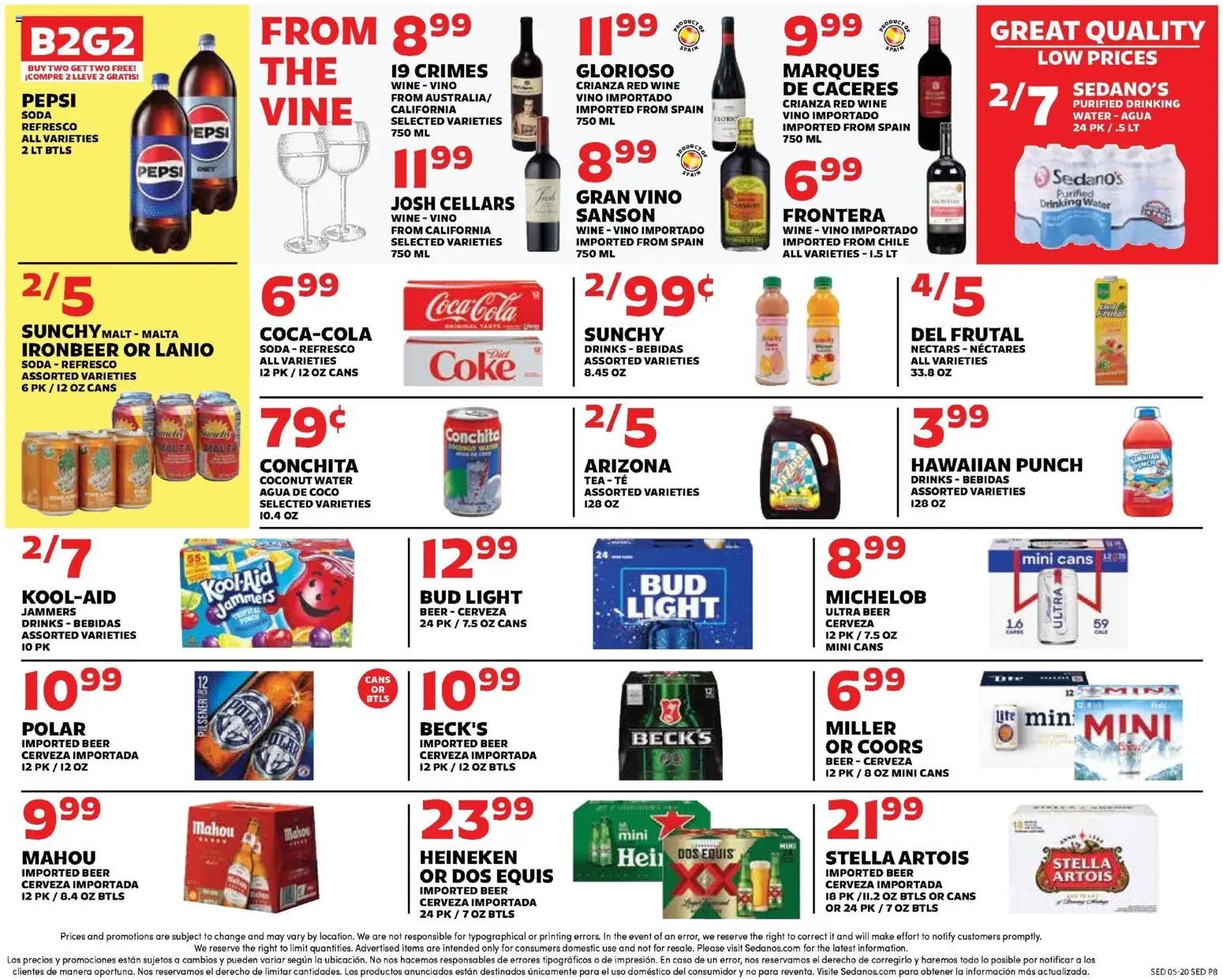 Sedano's Weekly Ad