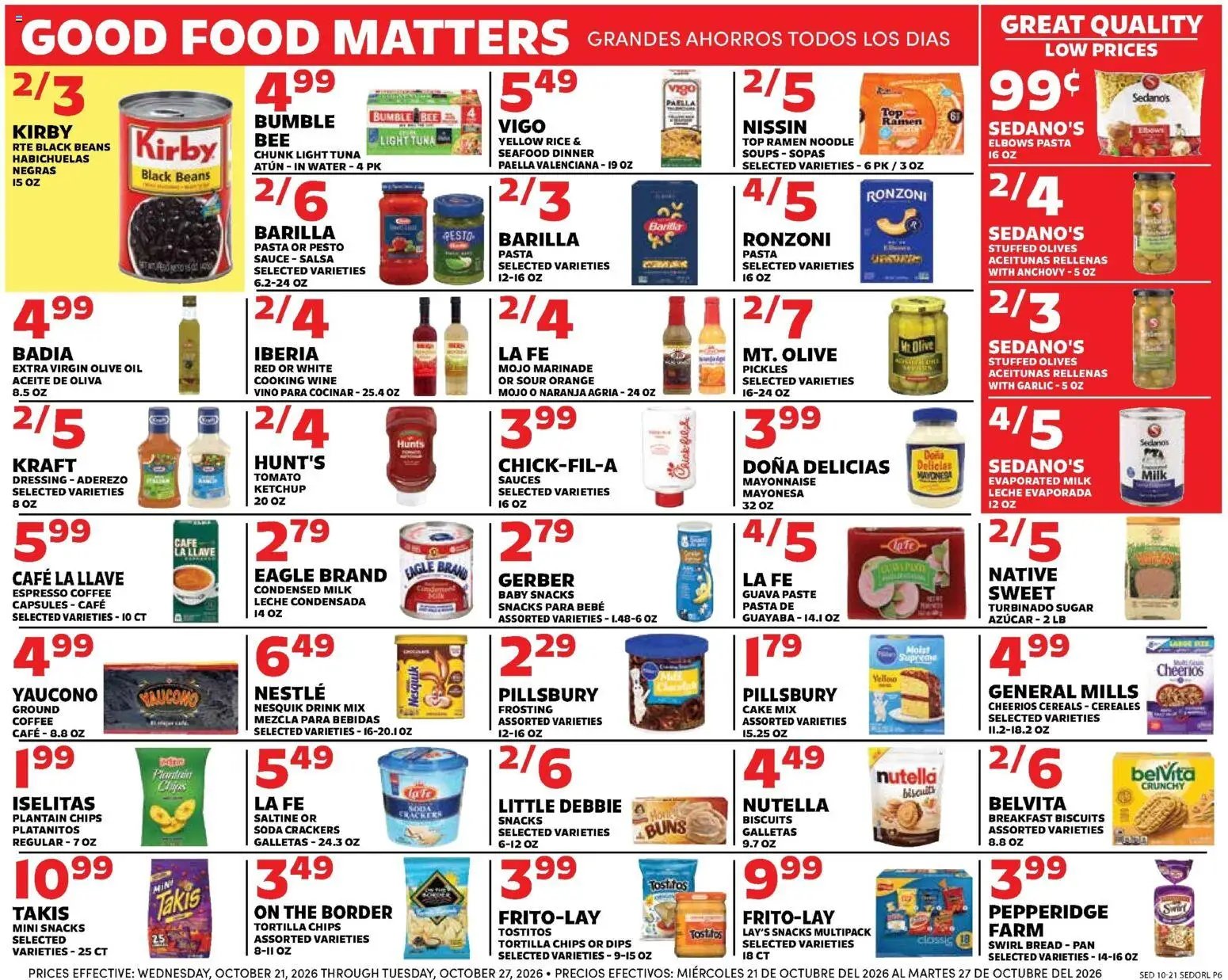 Sedano's Weekly Ad