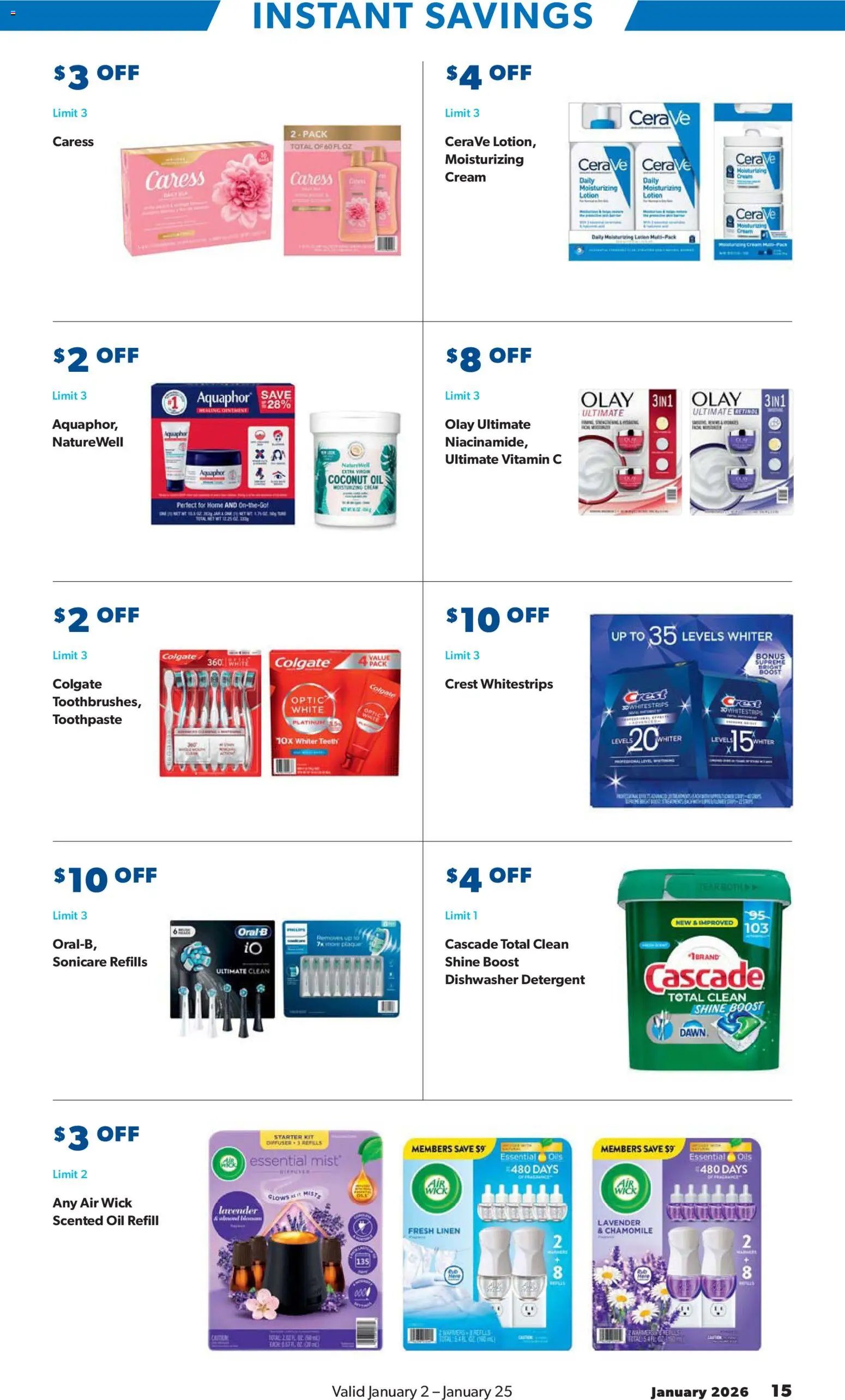 Sam's Club Instant Savings Book January