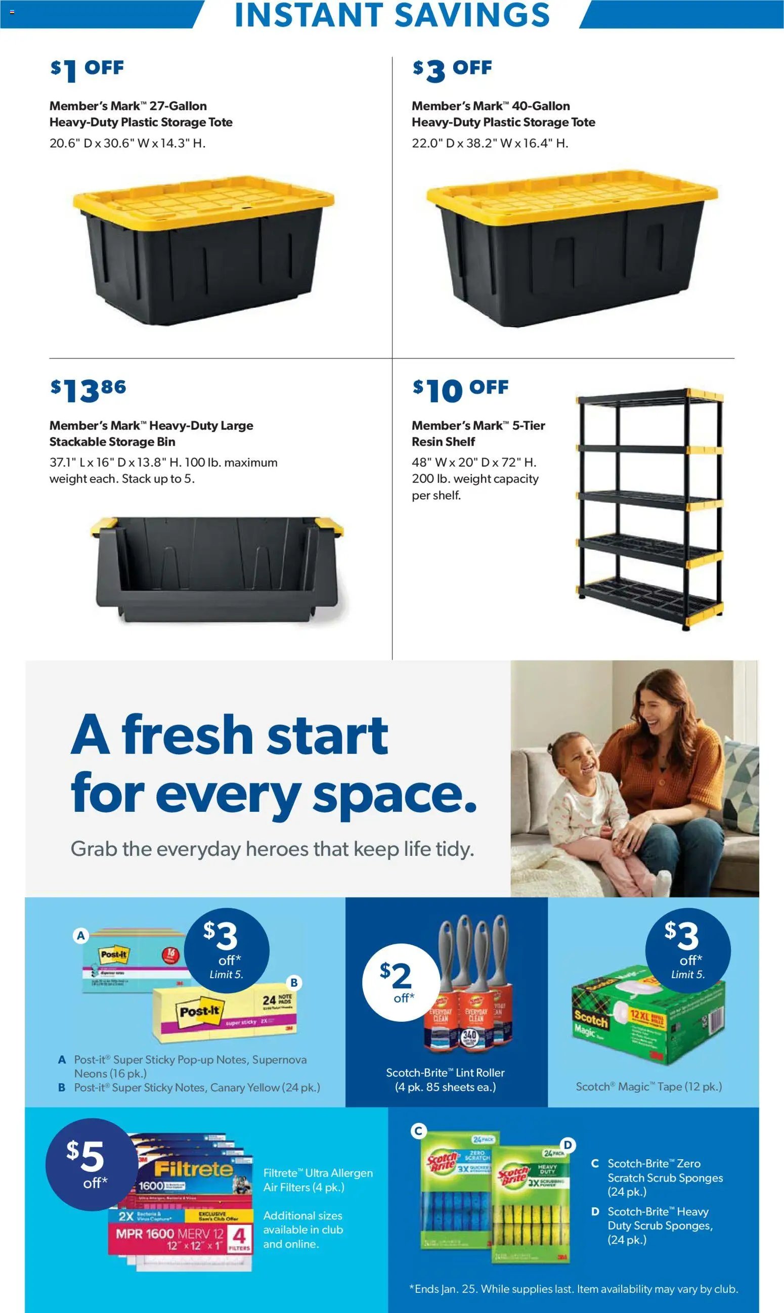 Sam's Club Instant Savings Book January