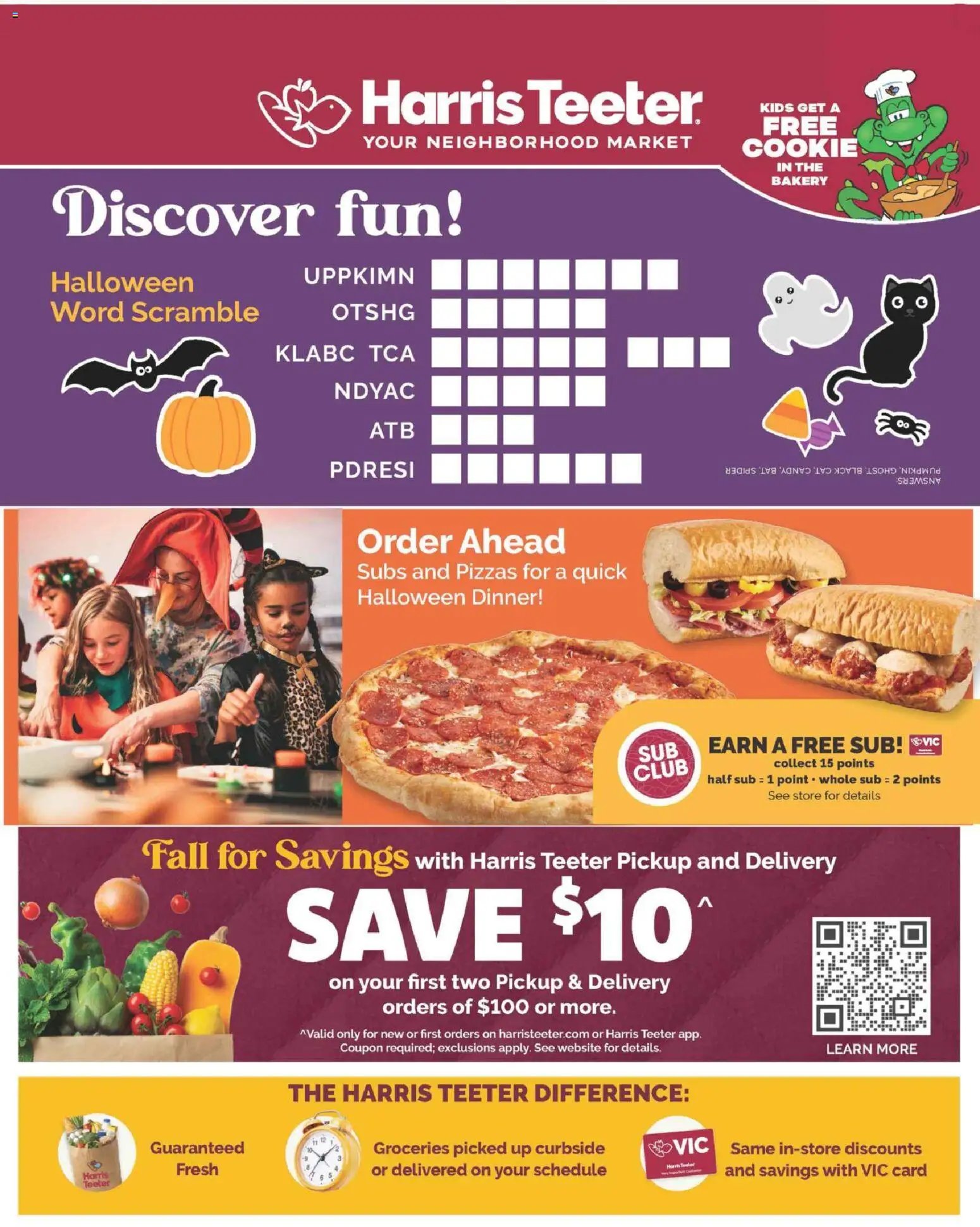 Harris Teeter Monthly Ad
