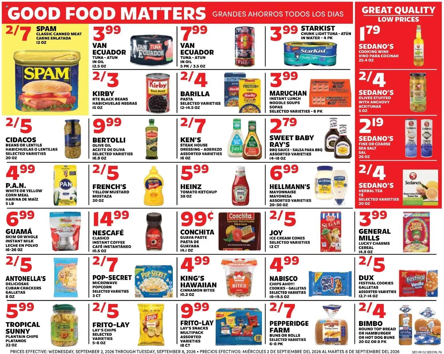 Sedano's Weekly Ad