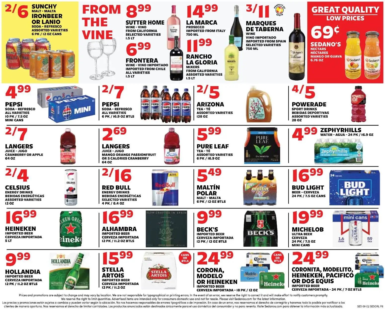 Sedano's Weekly Ad