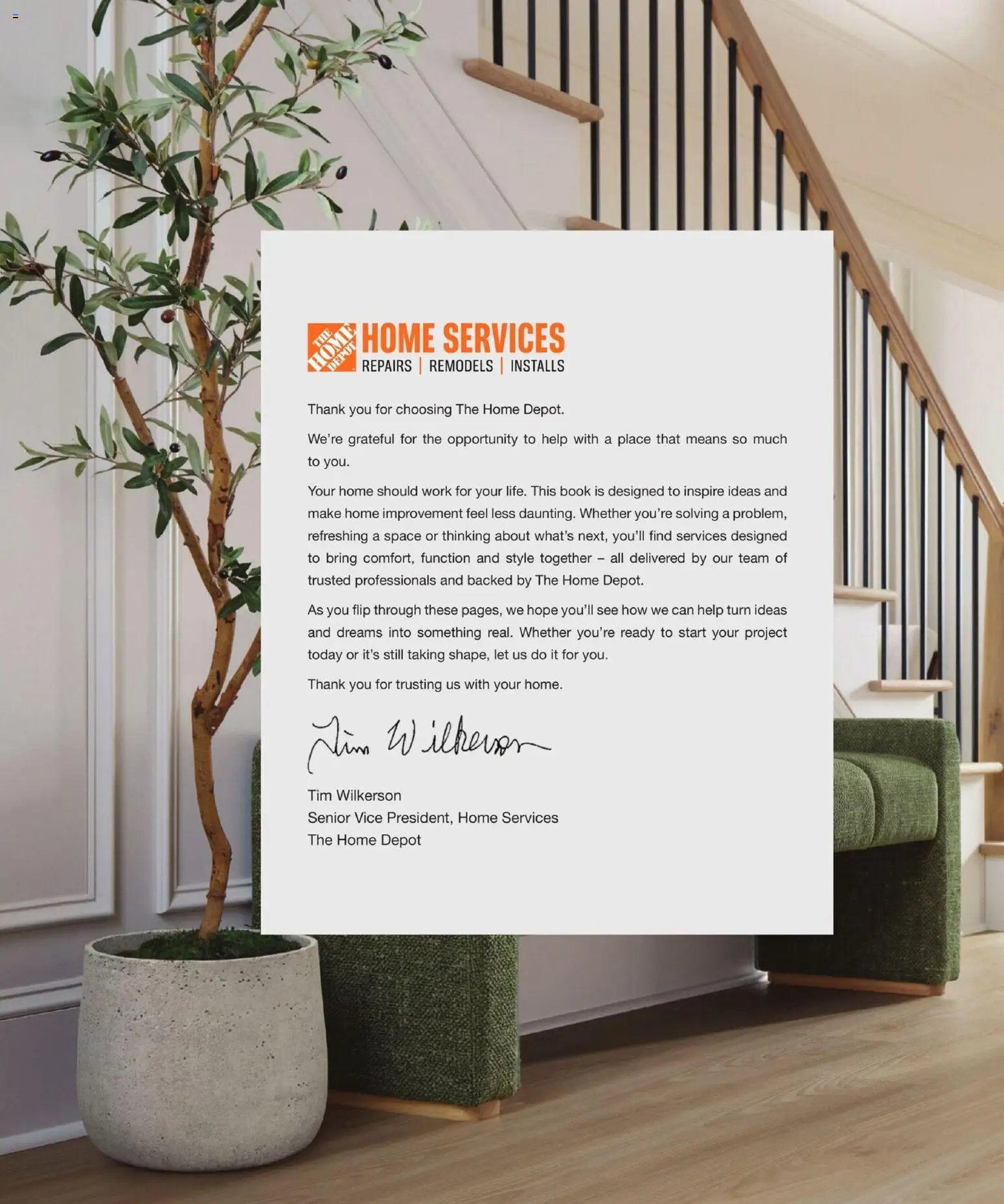 Home Depot Home Services Catalog