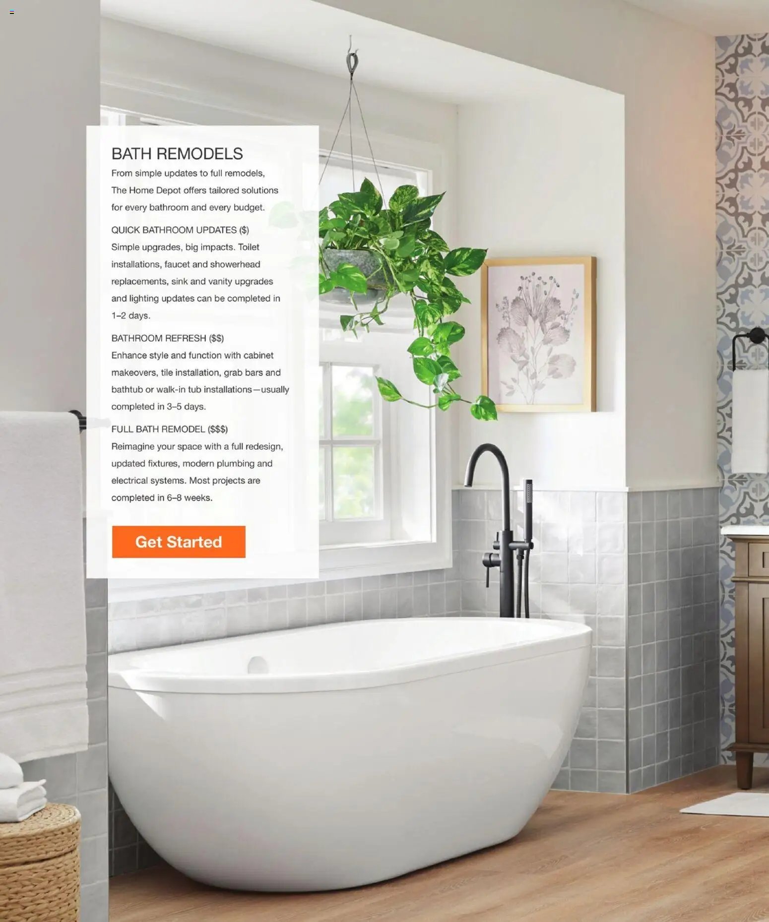 Home Depot Home Services Catalog