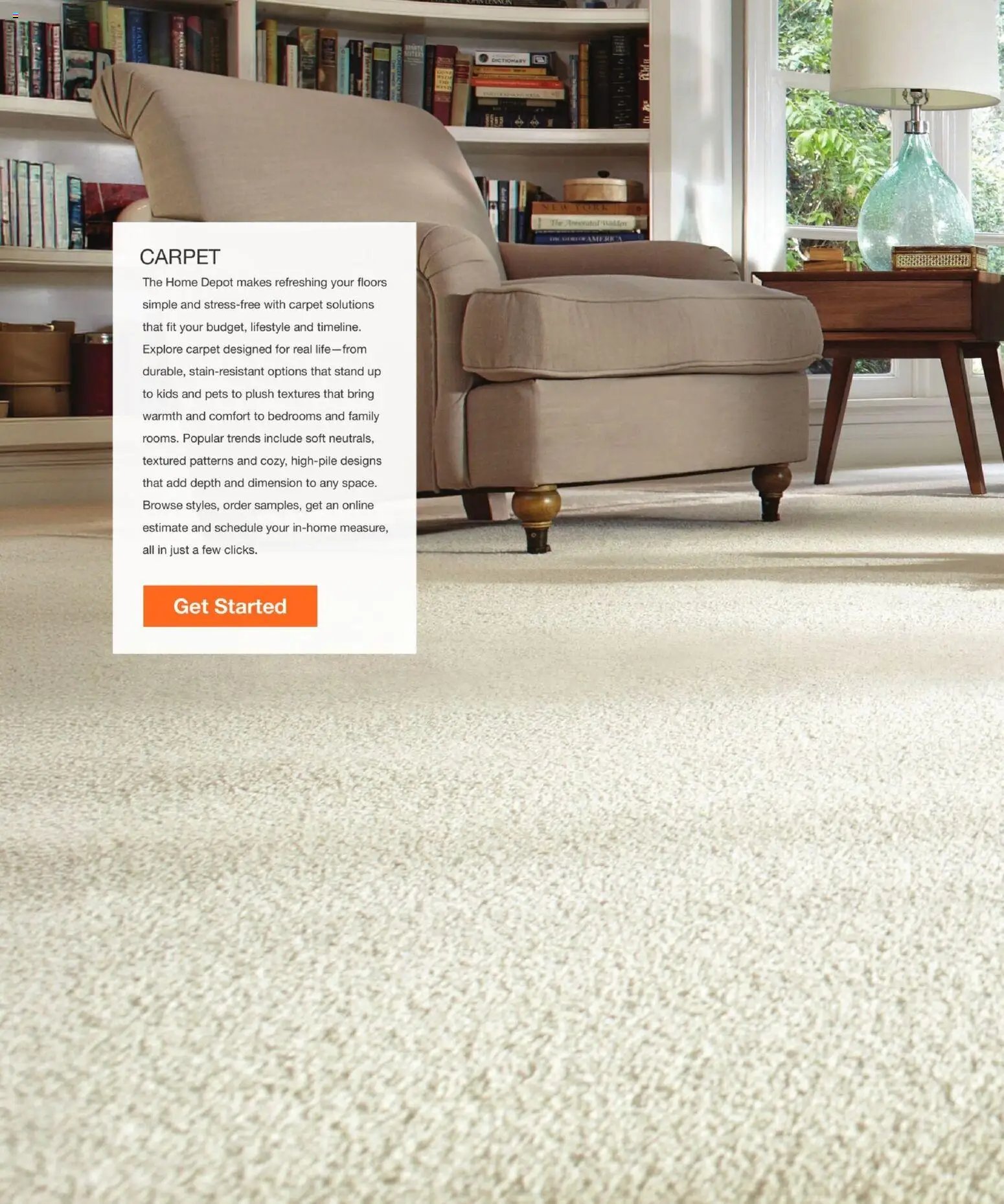Home Depot Home Services Catalog