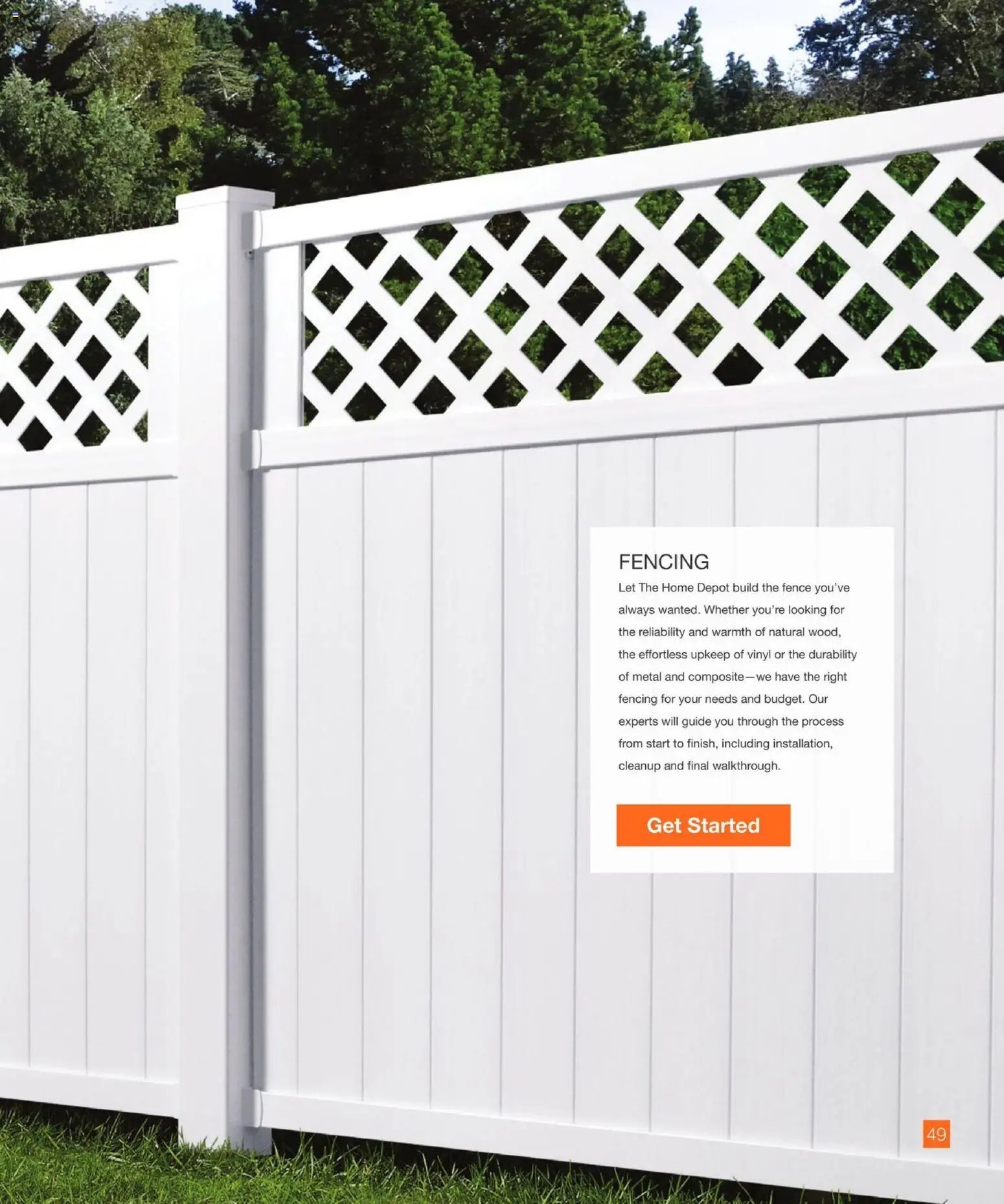 Home Depot Home Services Catalog