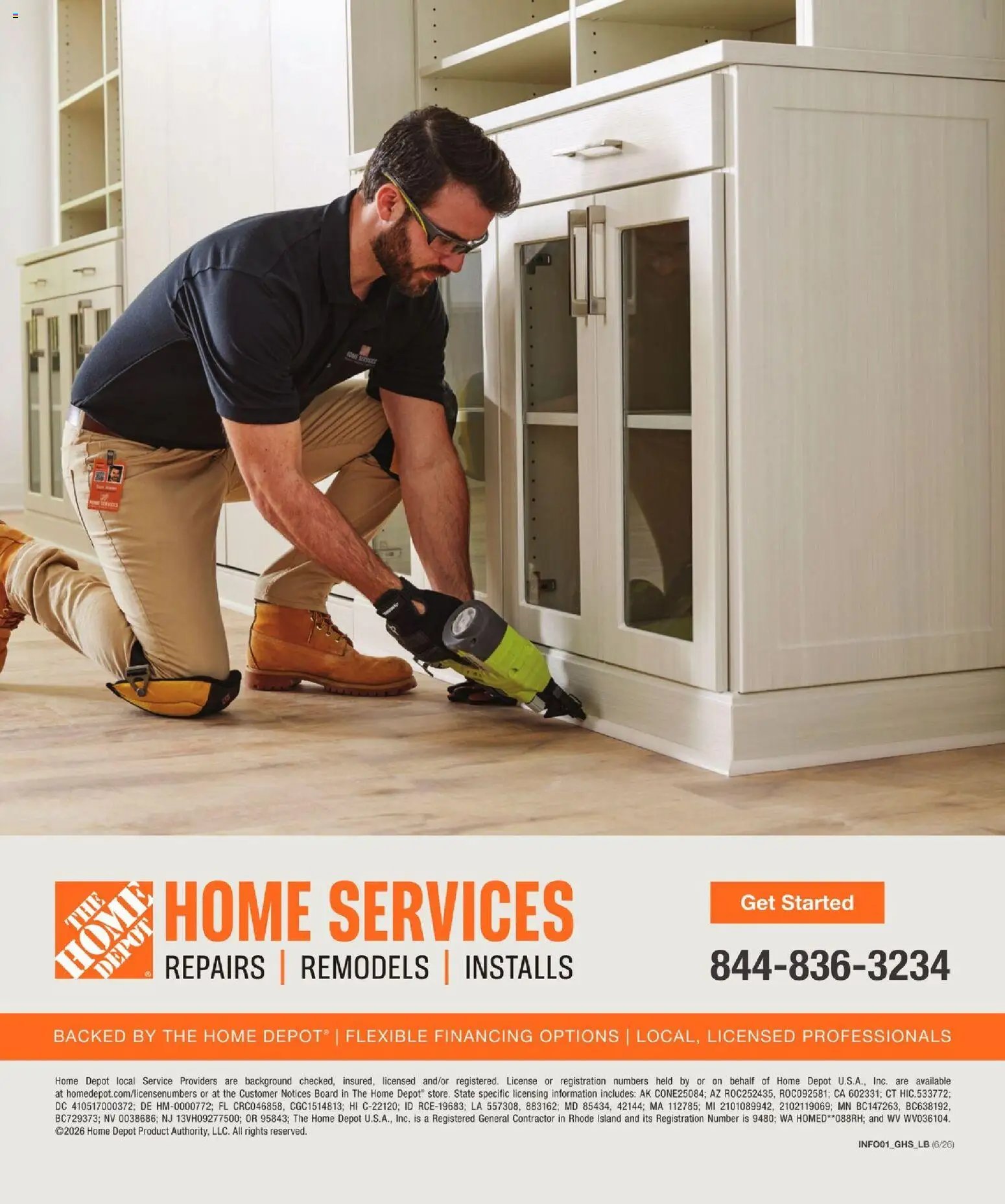 Home Depot Home Services Catalog