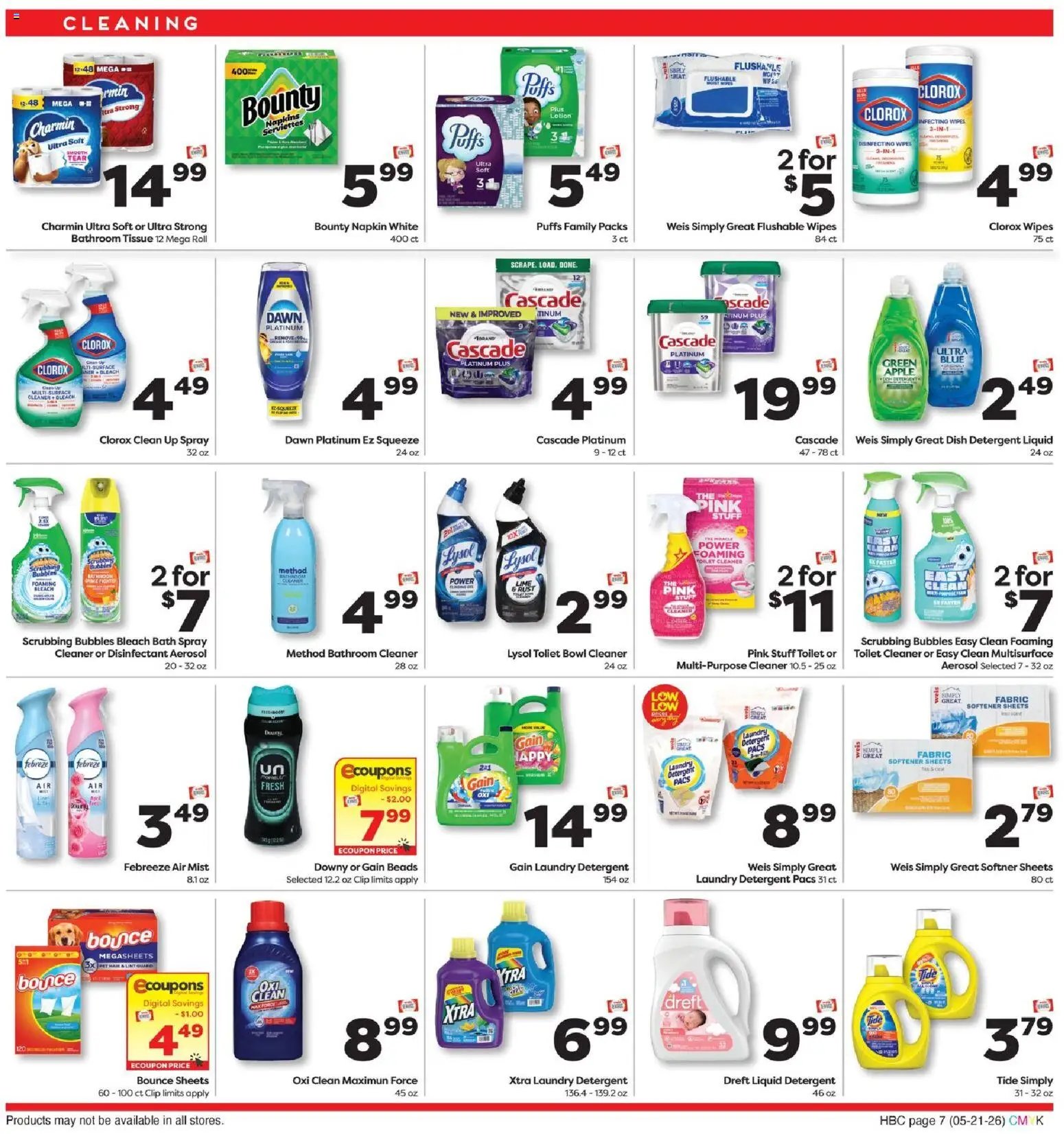 Weis Monthly Ad
