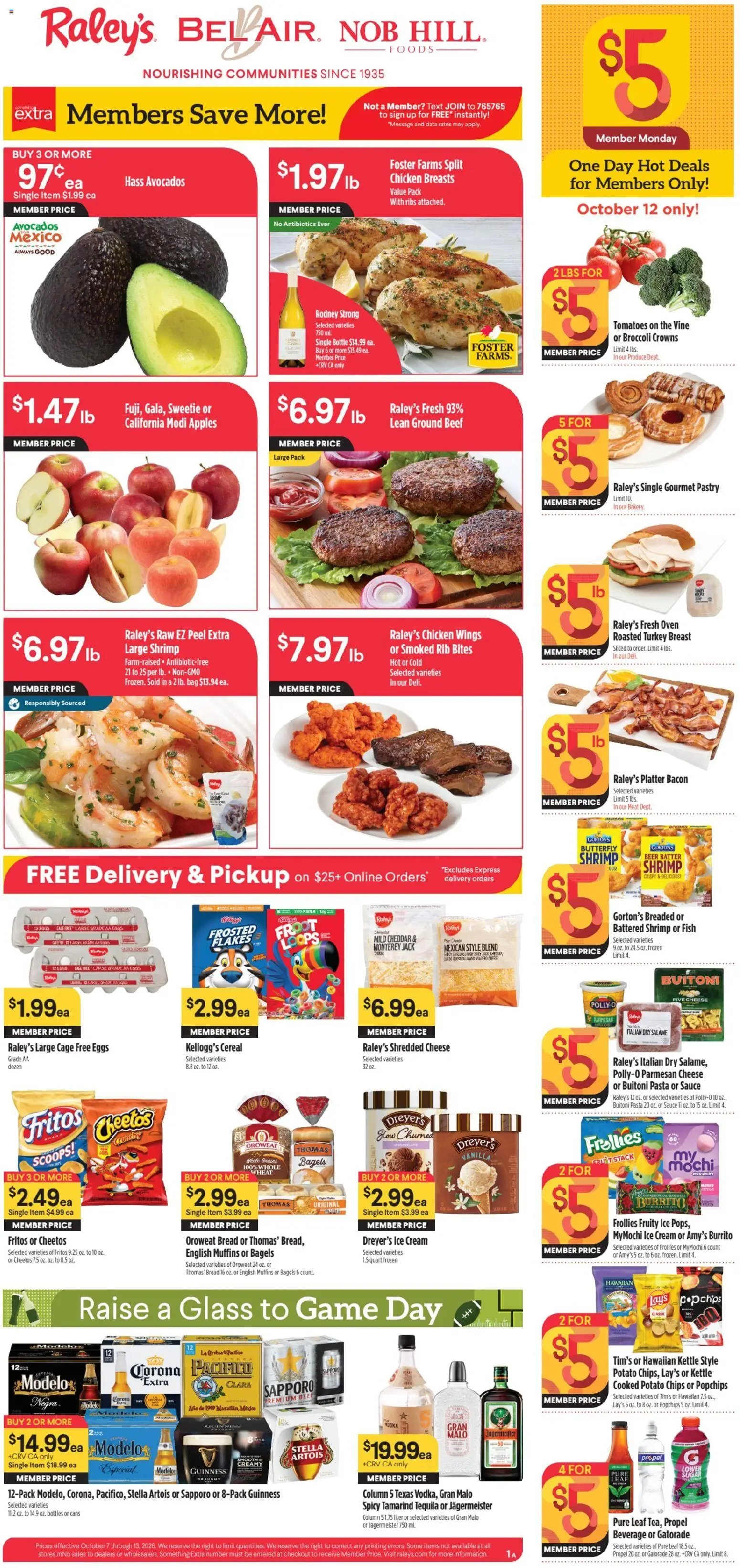 Raley's - Raley's Weekly Ad 10/07 - 10/13