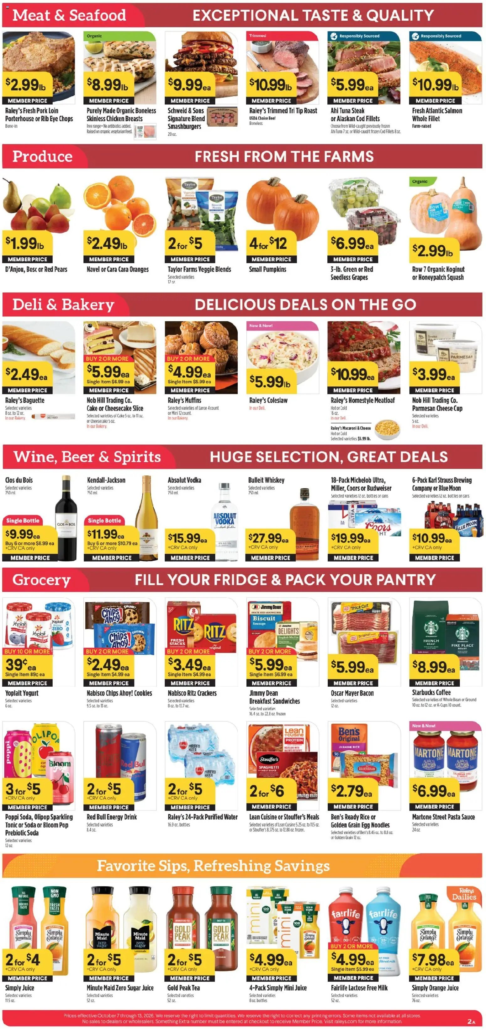 Raley's - Raley's Weekly Ad 10/07 - 10/13