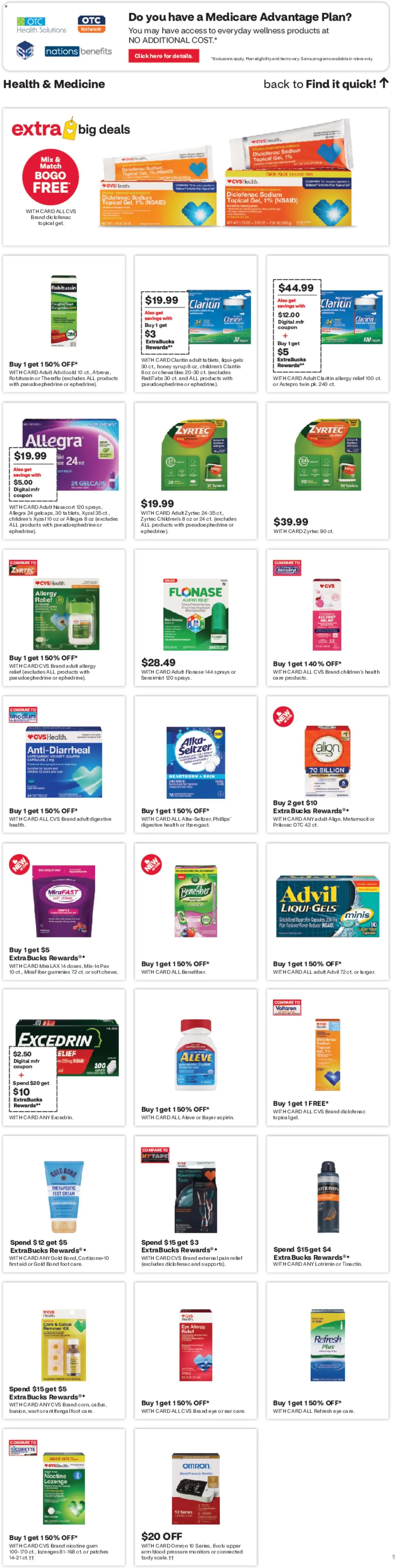 CVS Pharmacy Weekly Ad - MI