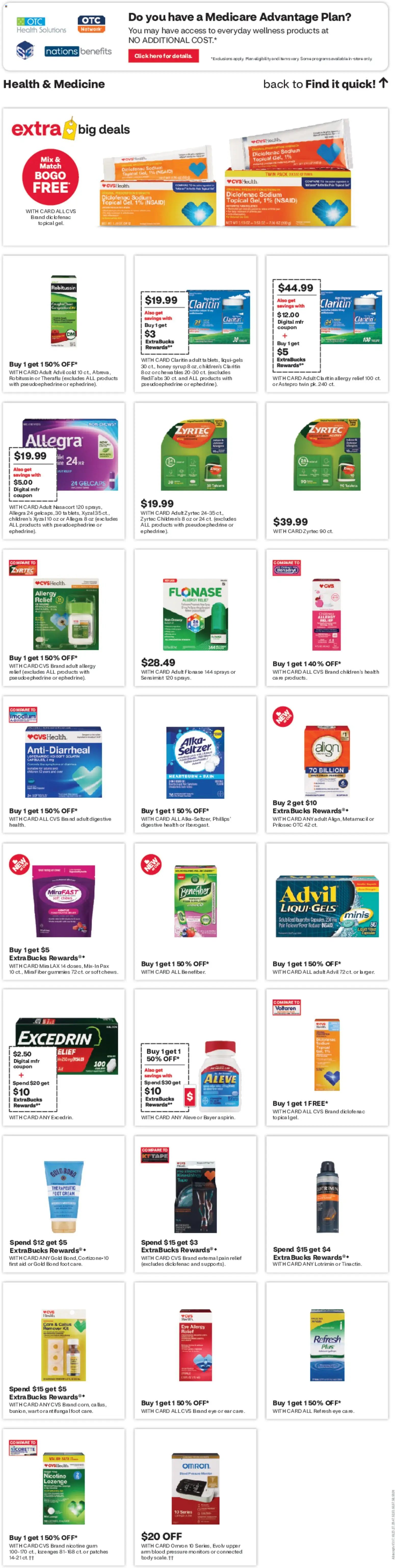CVS Pharmacy Weekly Ad - MI