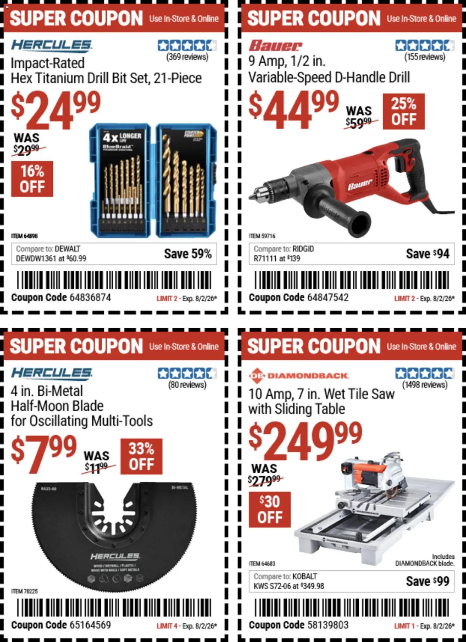 Harbor Freight Weekly Ad