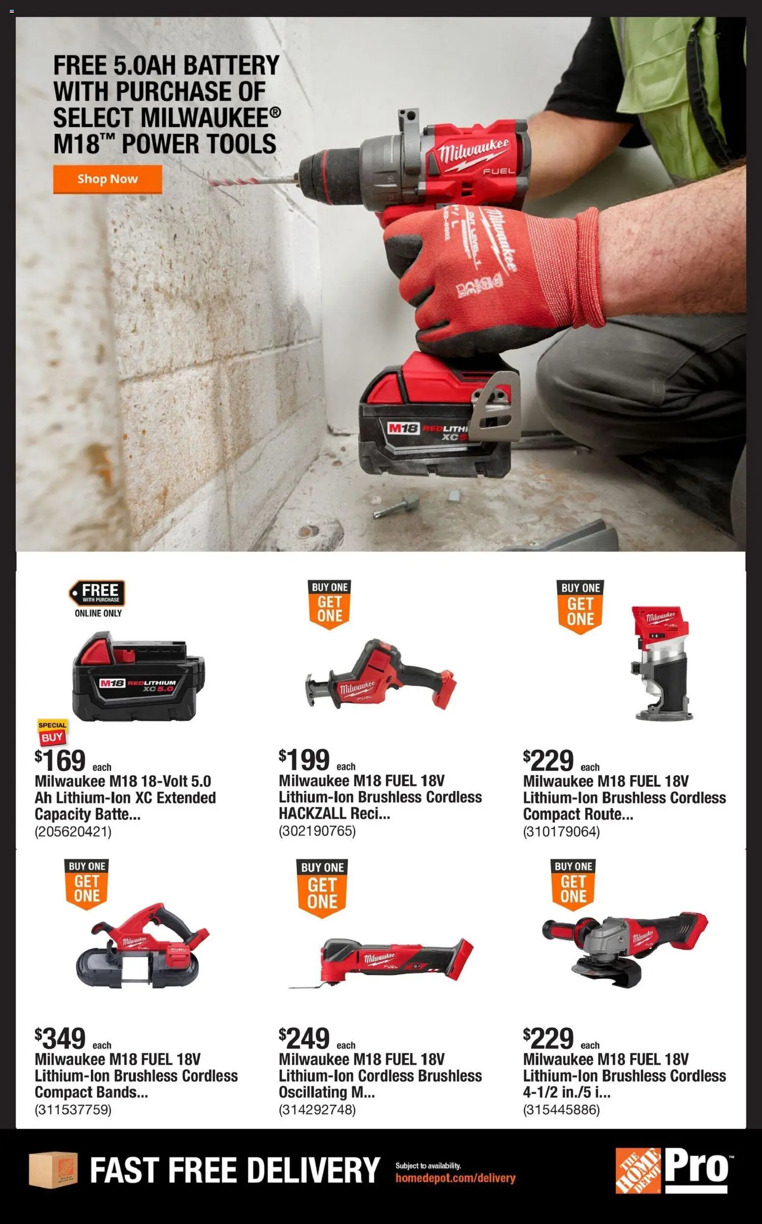 Home Depot Shop Pro Ad