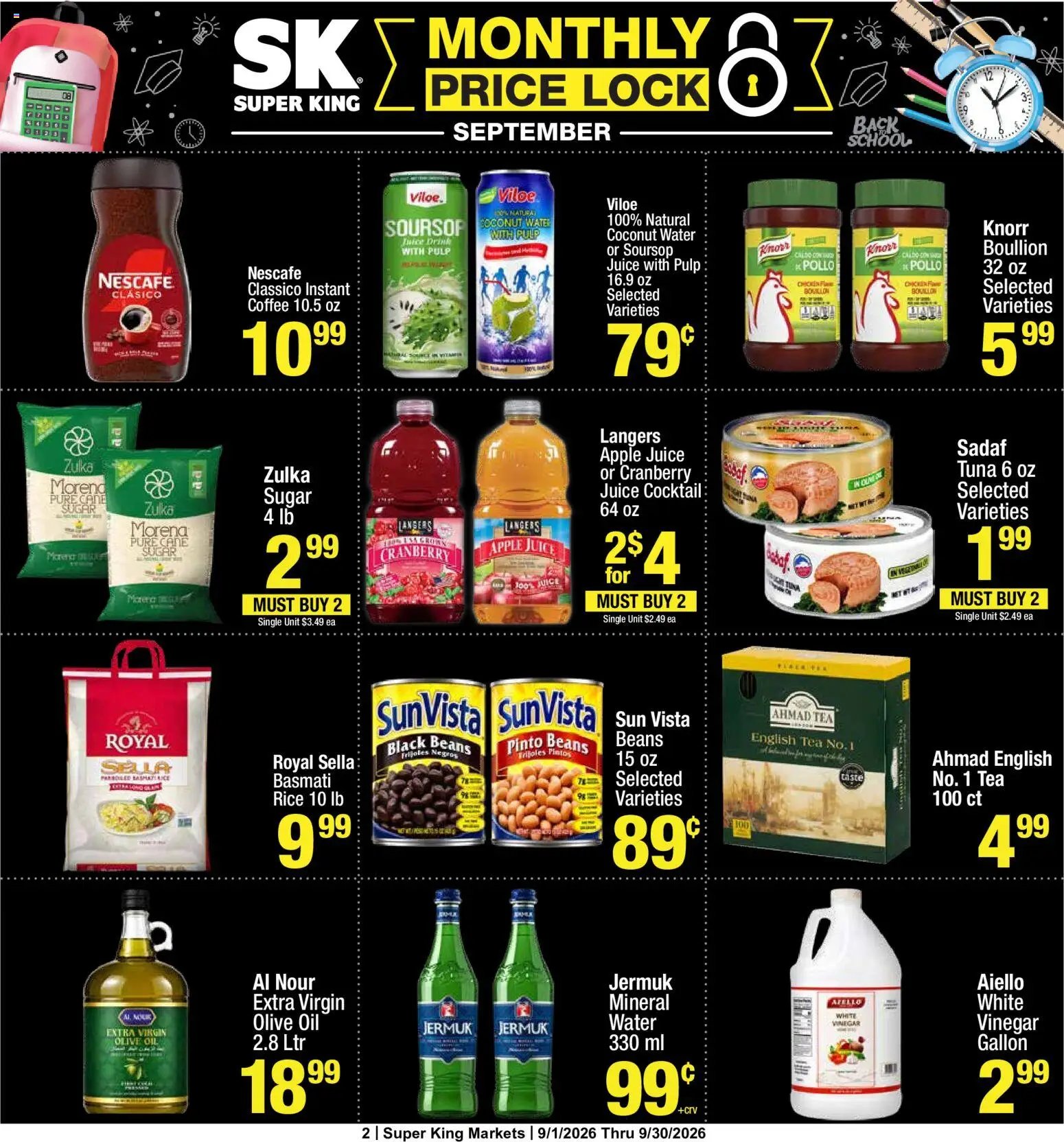 Super King Monthly Ad